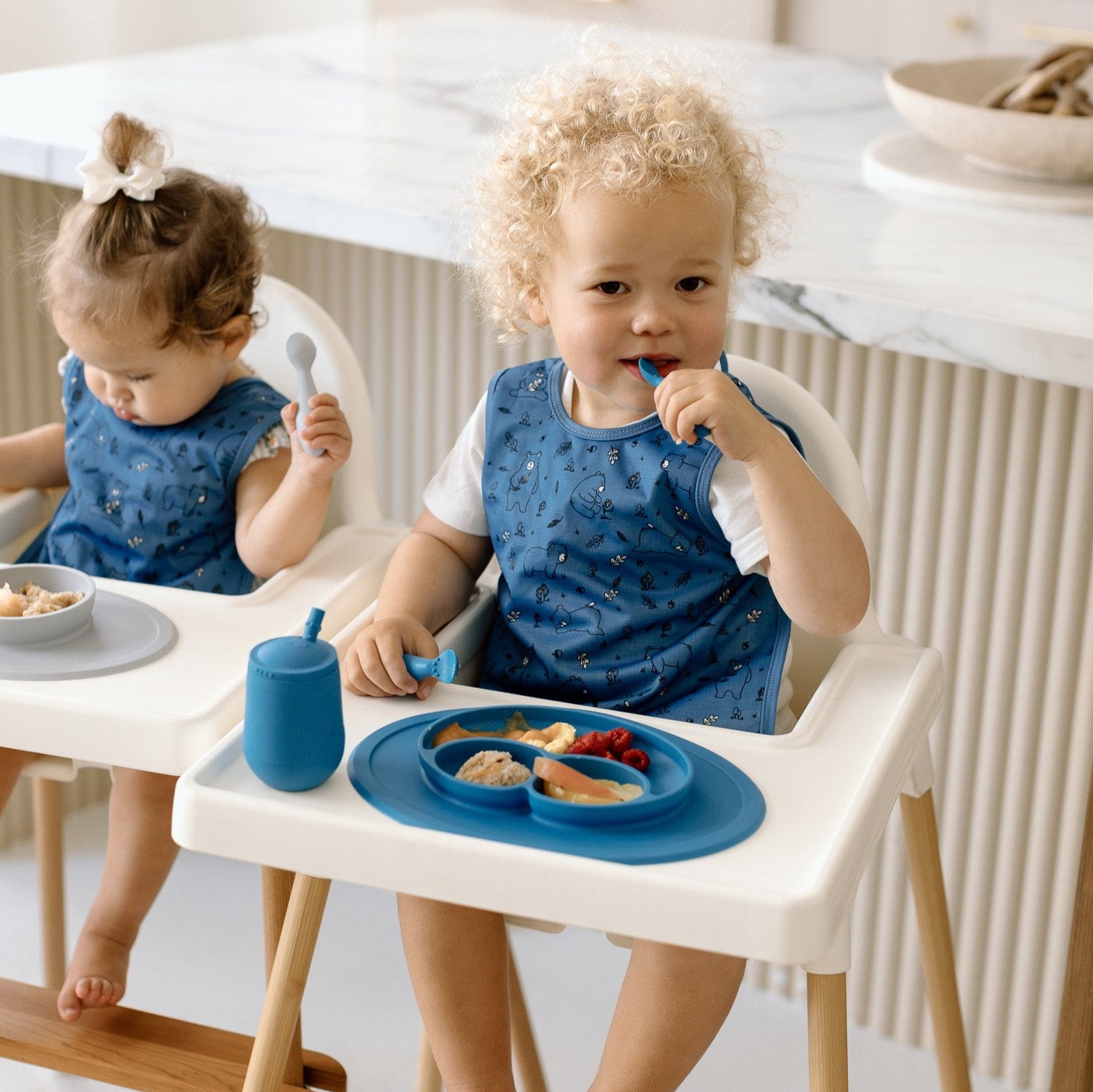 Bears In Blue Bapron SALE **PRESCHOOL SIZE ONLY**