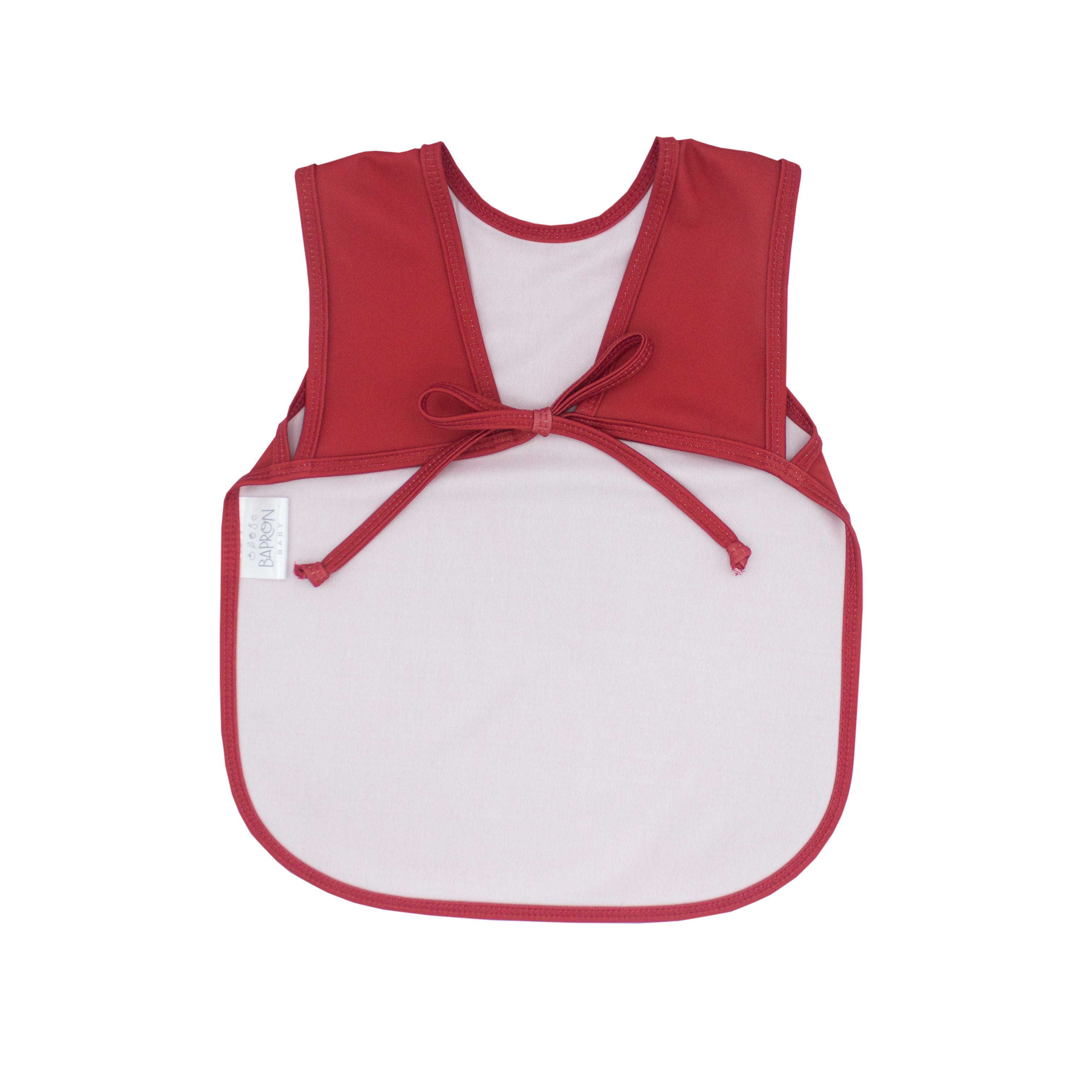 Solid Cranberry Minimalist Bapron  BapronBaby   