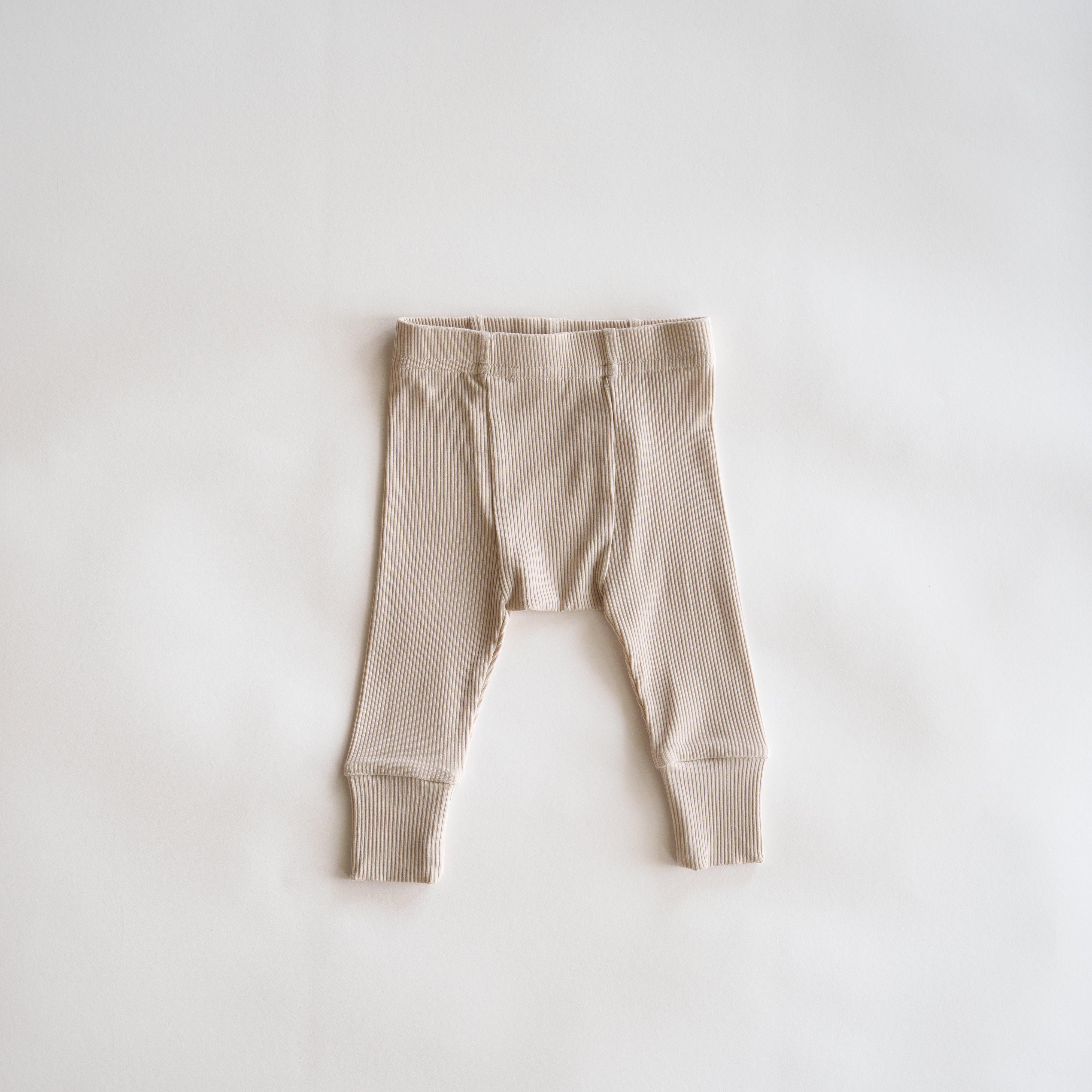 Ribbed Modal Pants - Single Seam