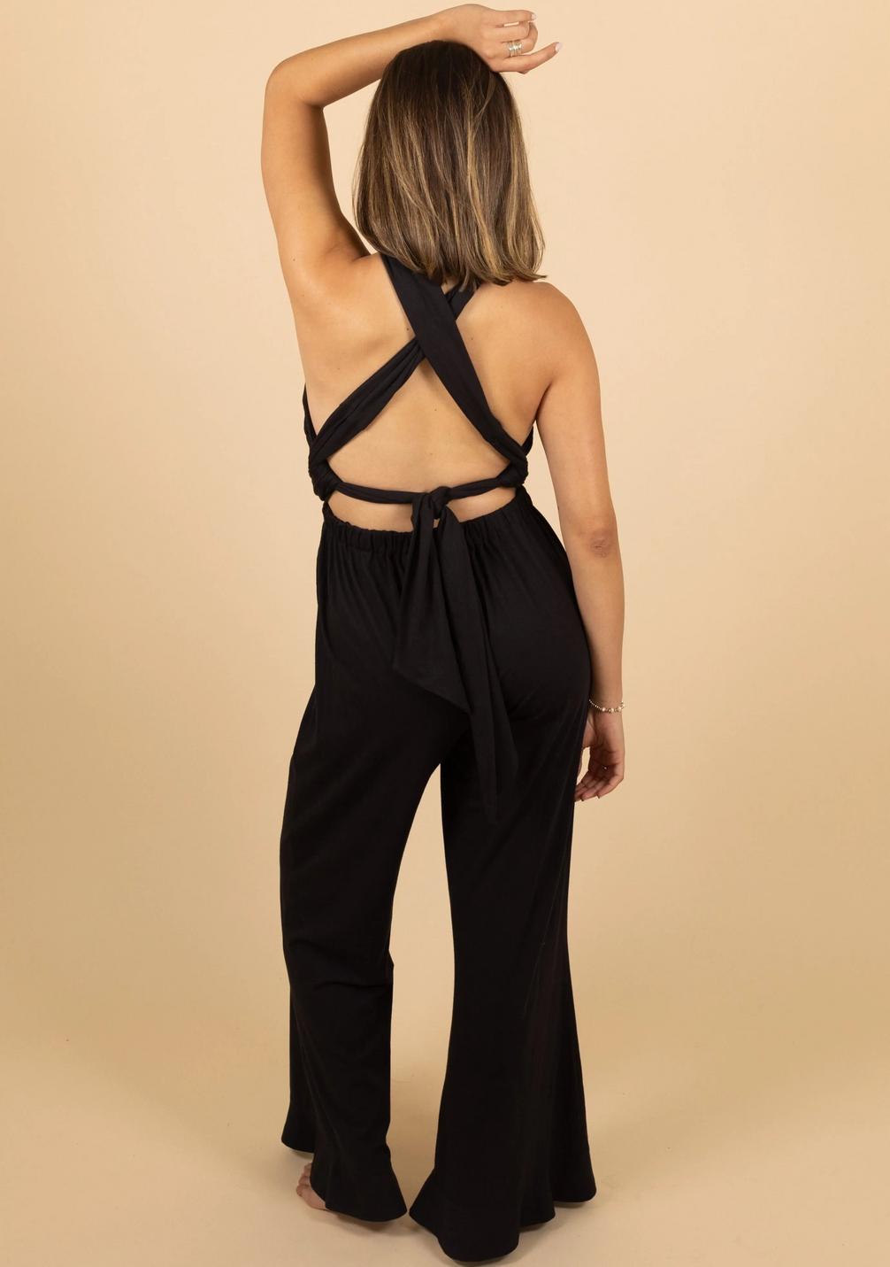 Violeta Jumpsuit - Charcoal