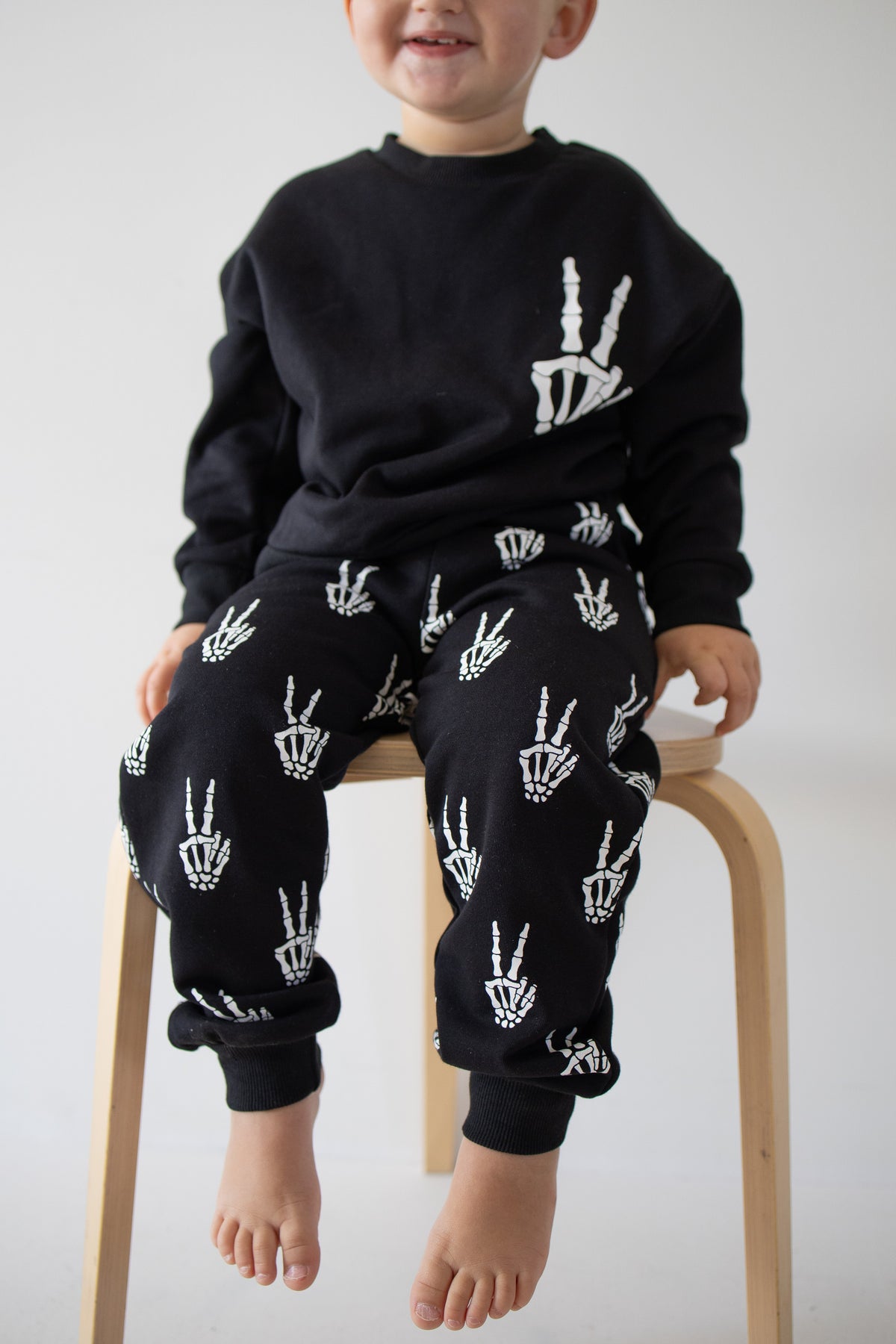 Child Sweat Set | Midnight Skelly