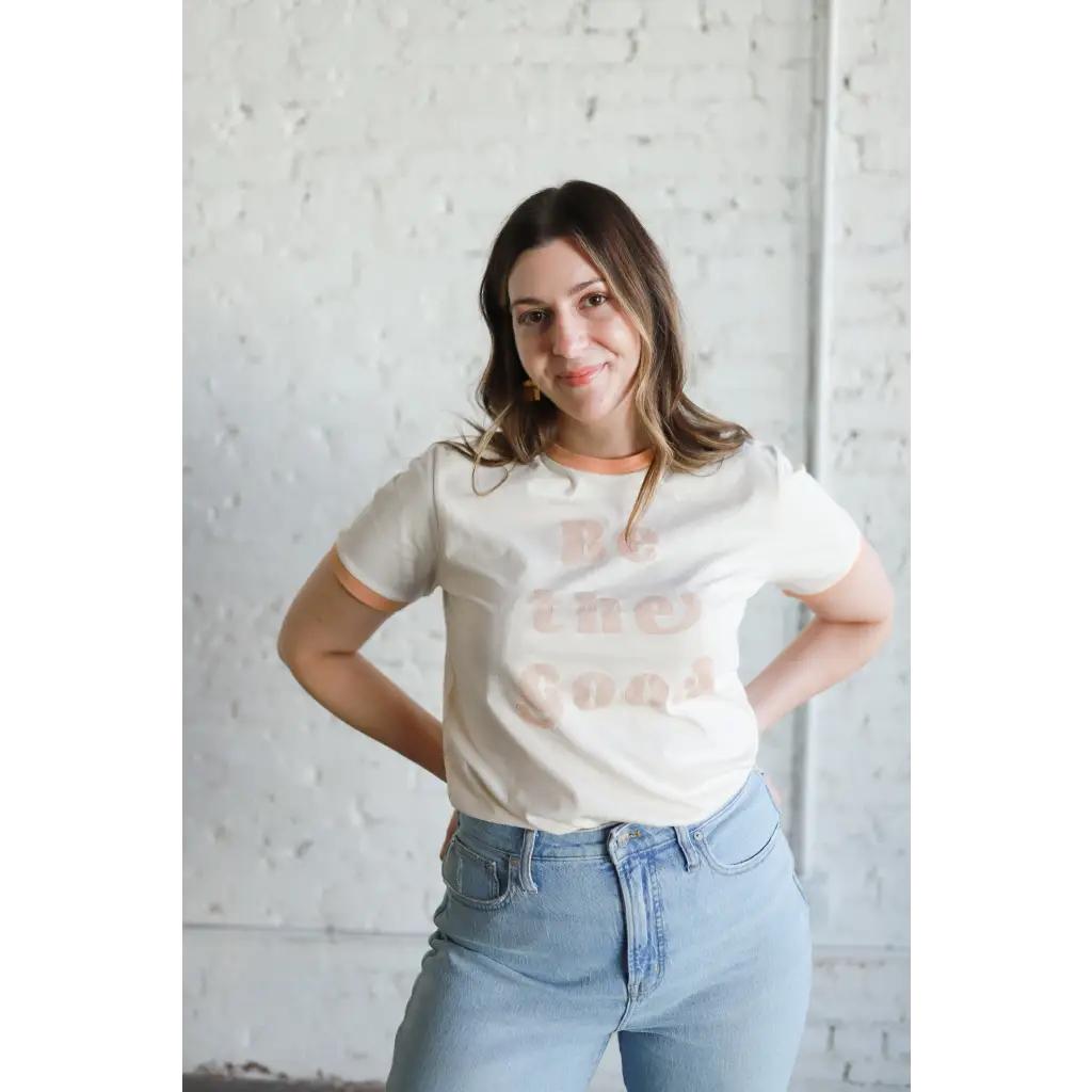 Be the Good Retro Ringer Tee