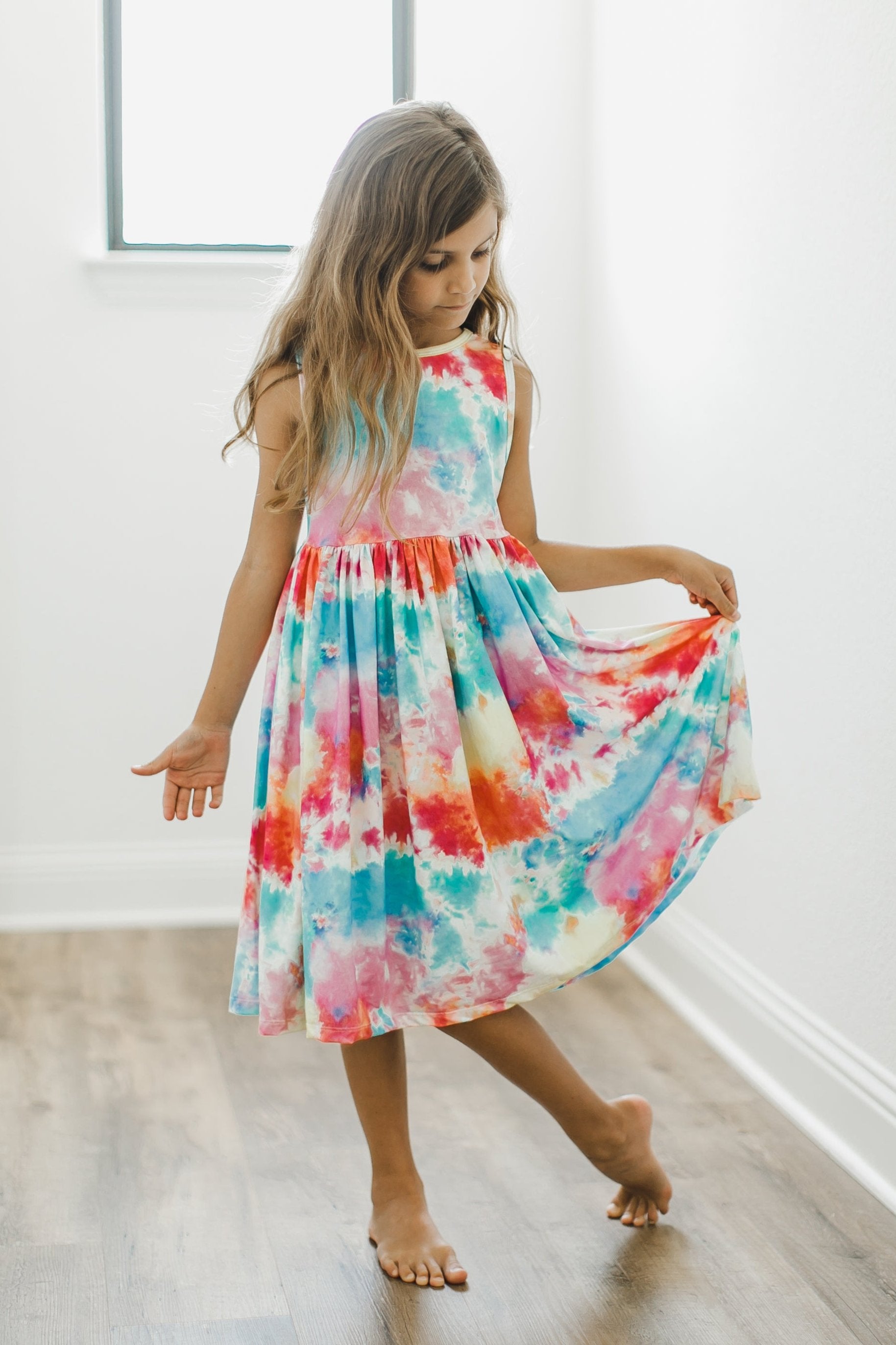 Far Out Tank Twirl Dress