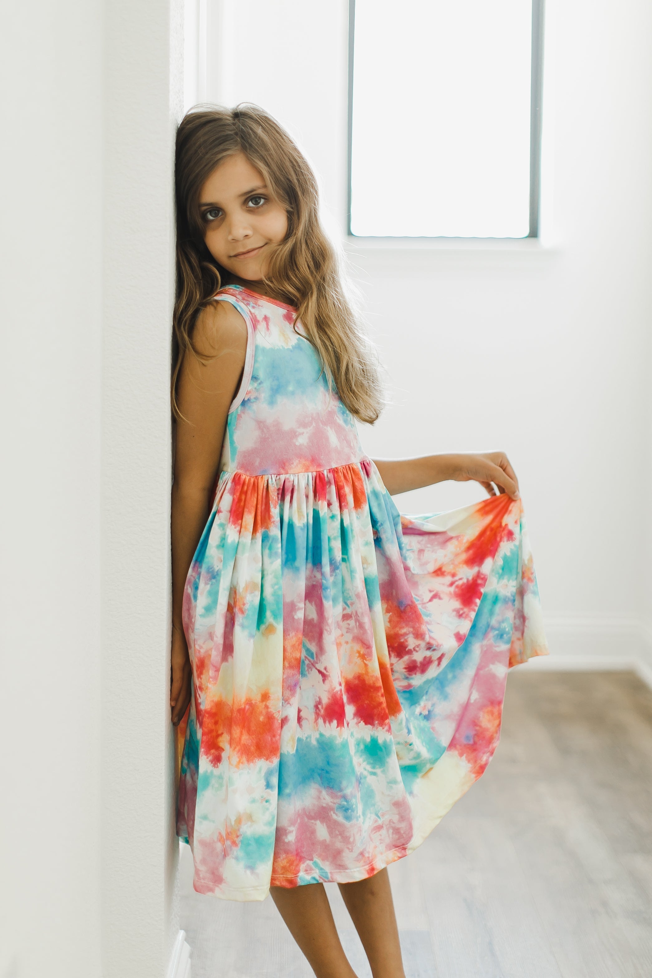 Far Out Tank Twirl Dress