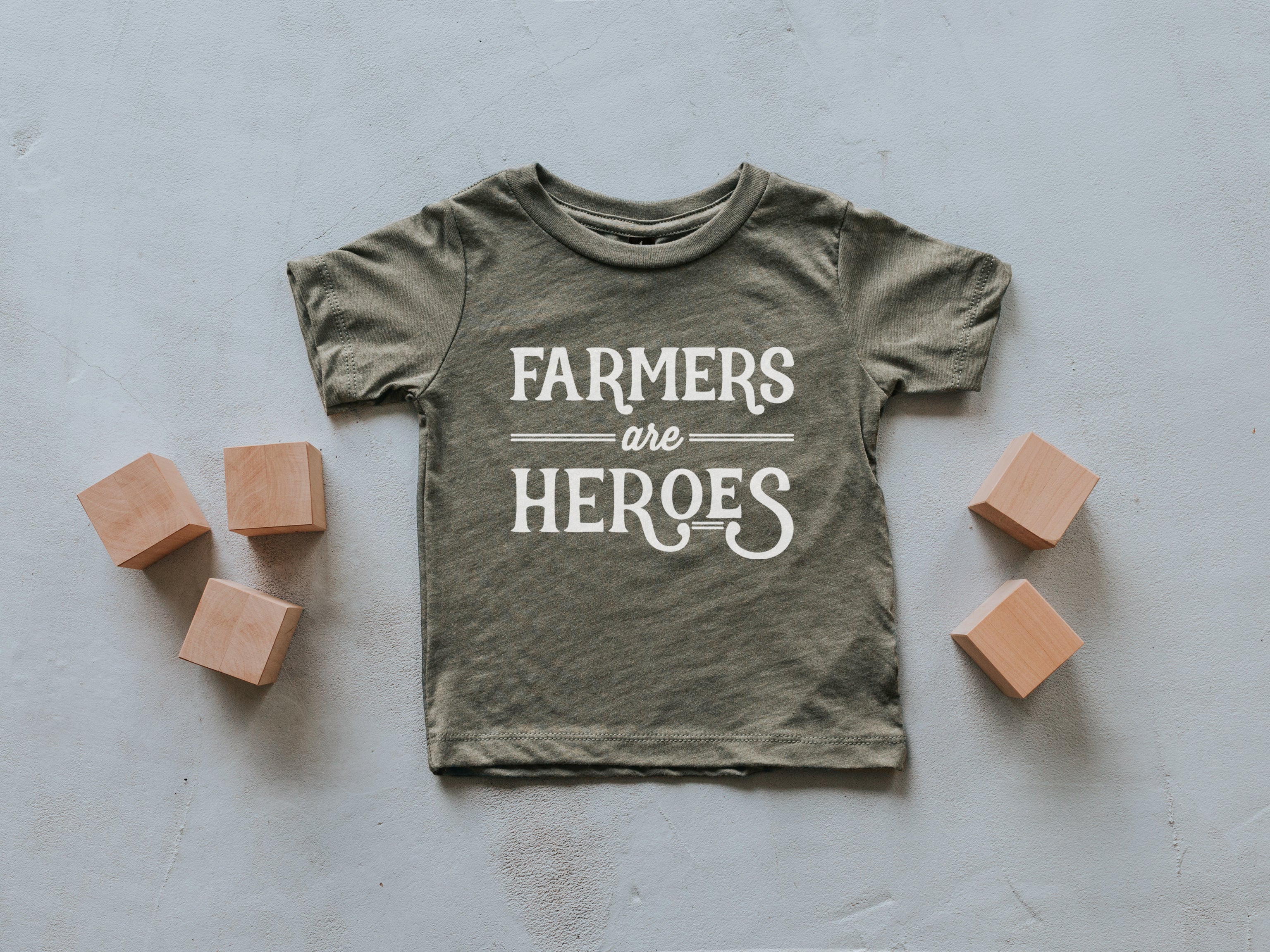 Farmers Are Heroes Baby & Kids Tee