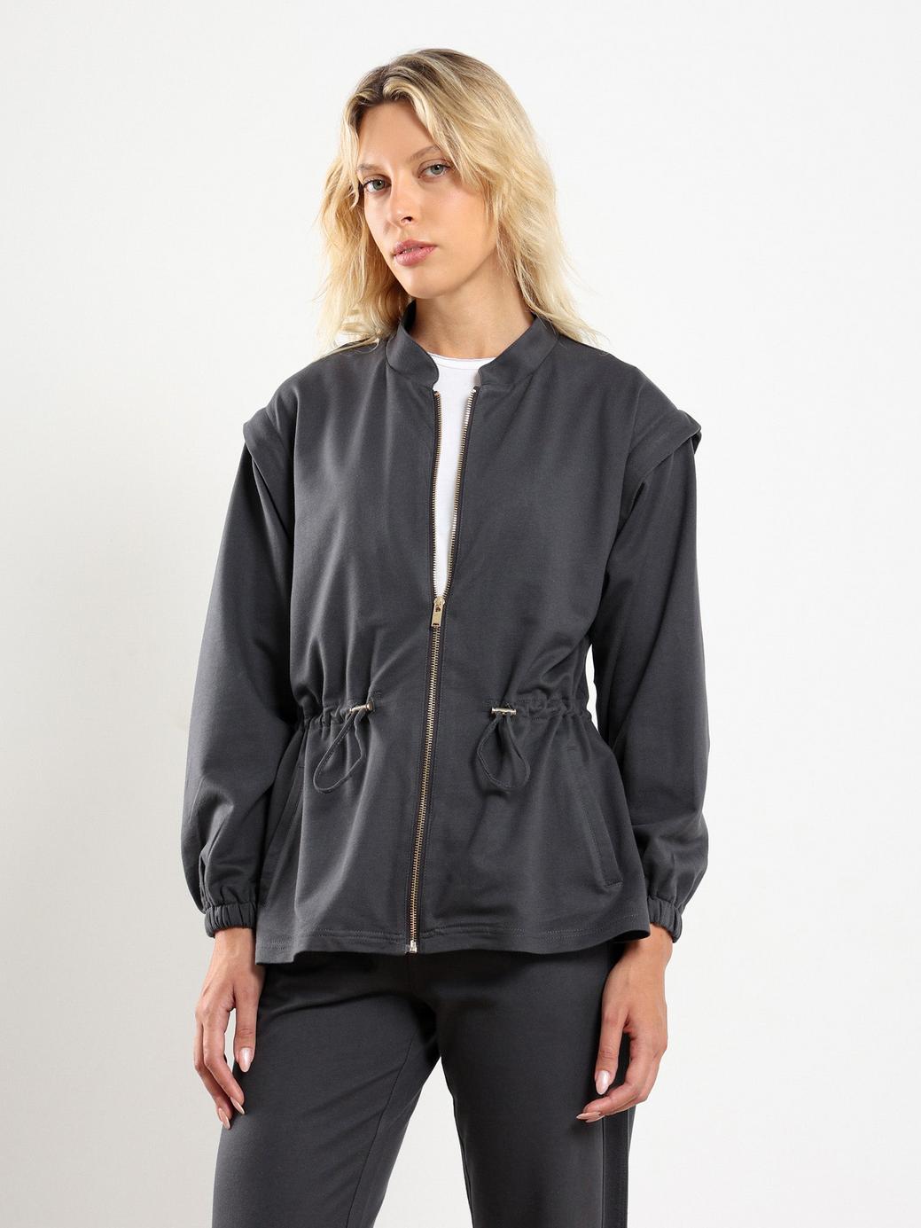 Siham Jacket - Midnight Grey