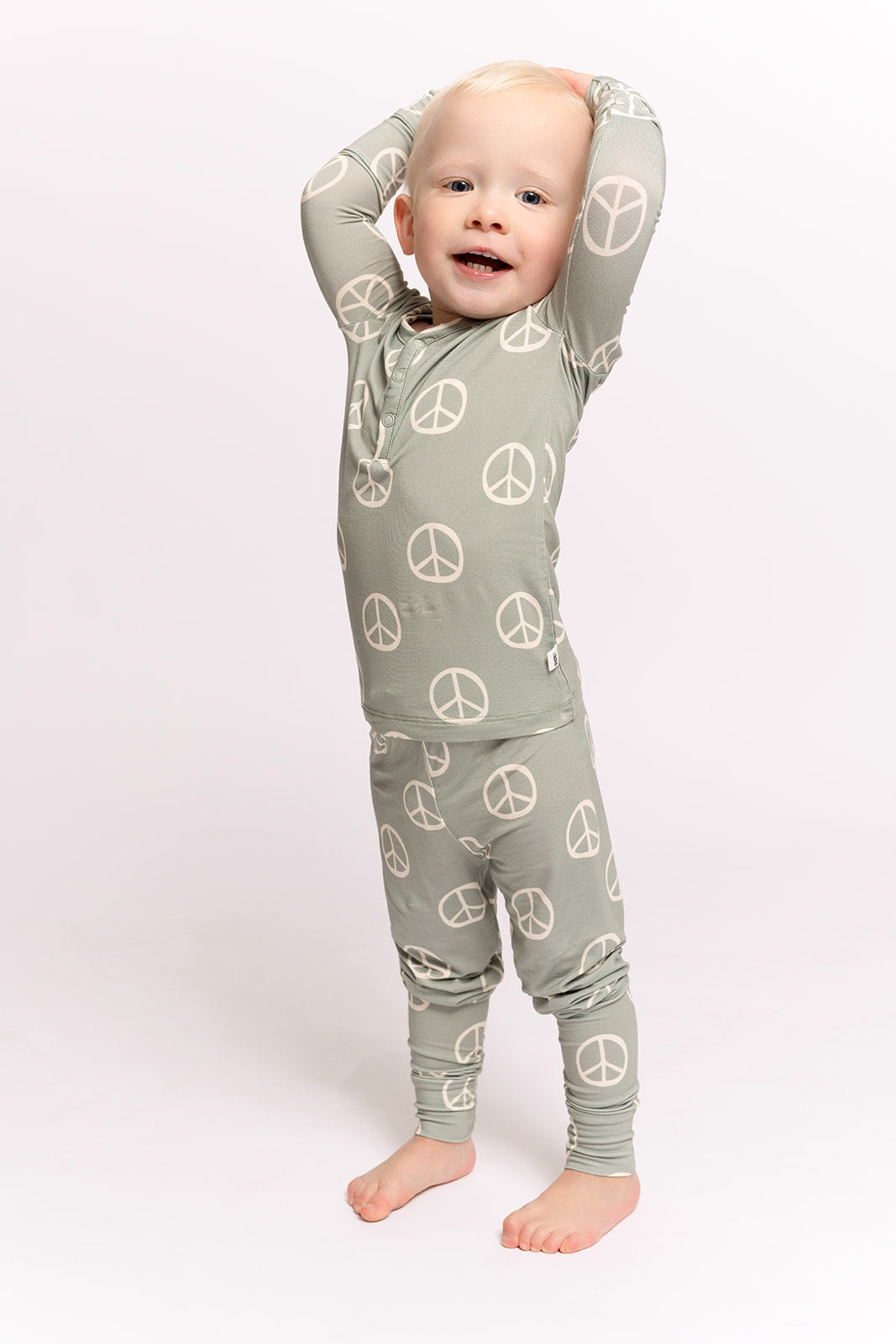 Bamboo Two Piece Pajamas | Peace