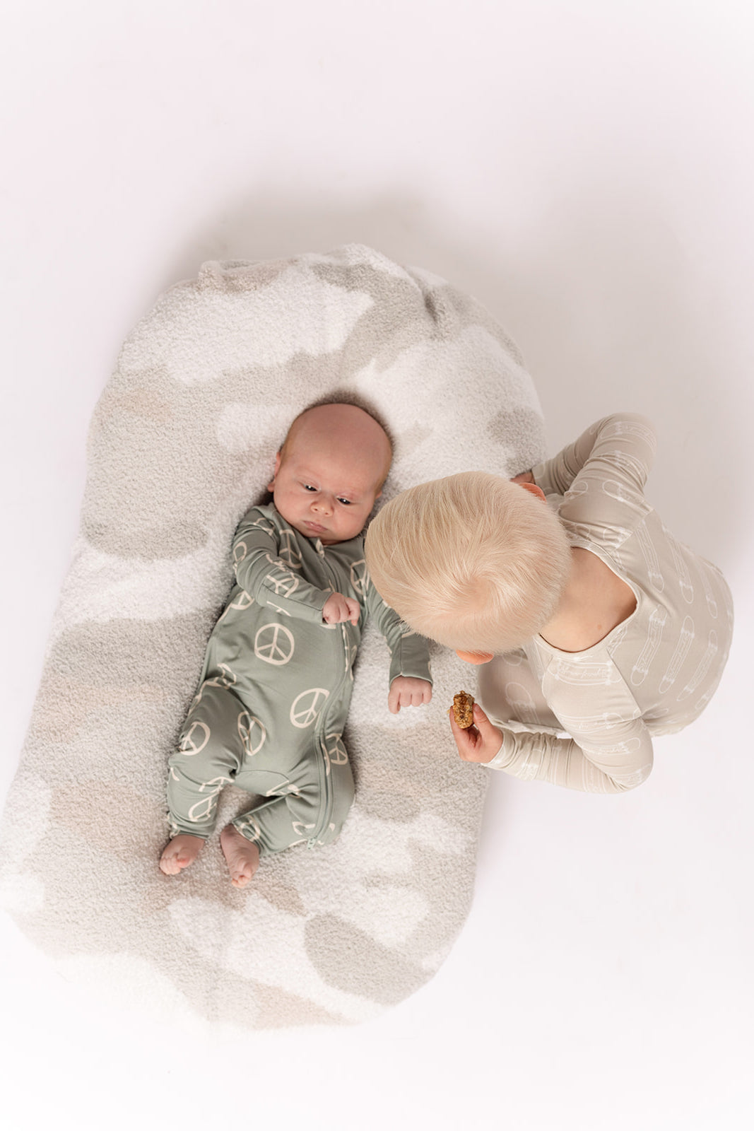 Bamboo Zip Pajamas | Peace