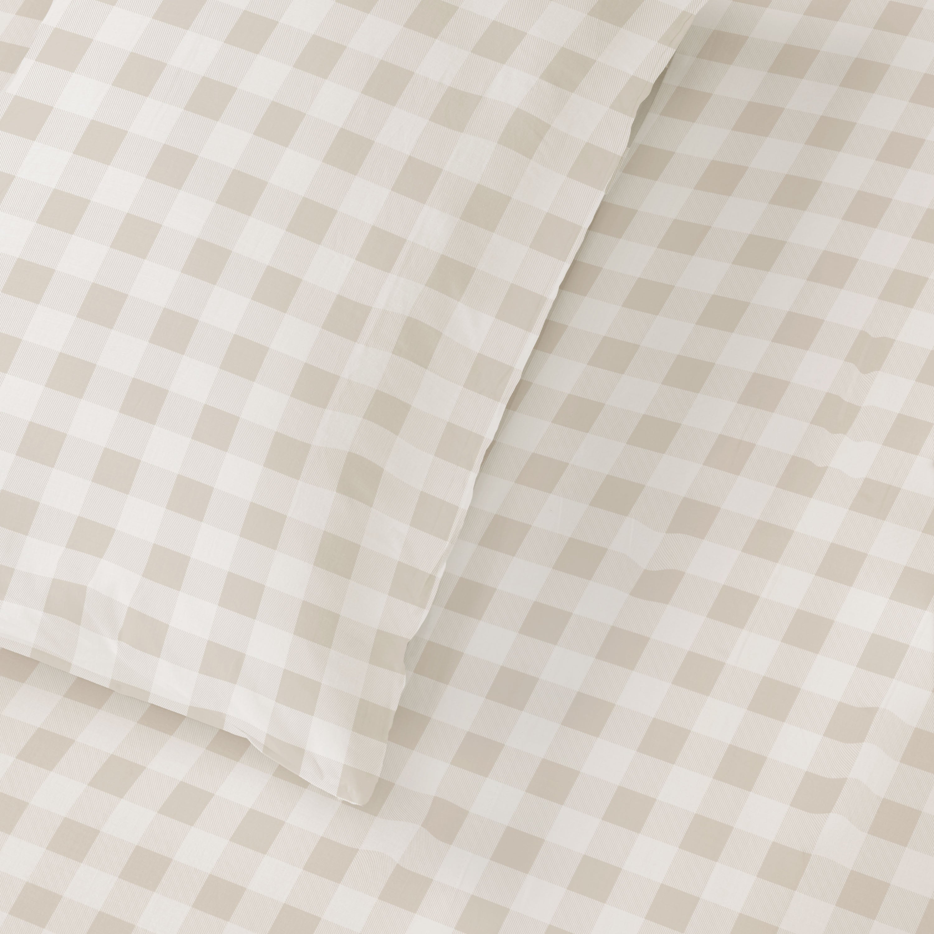 Organic Kids Fitted Sheet - Plaid Fitted Sheet Set Makemake Organics   