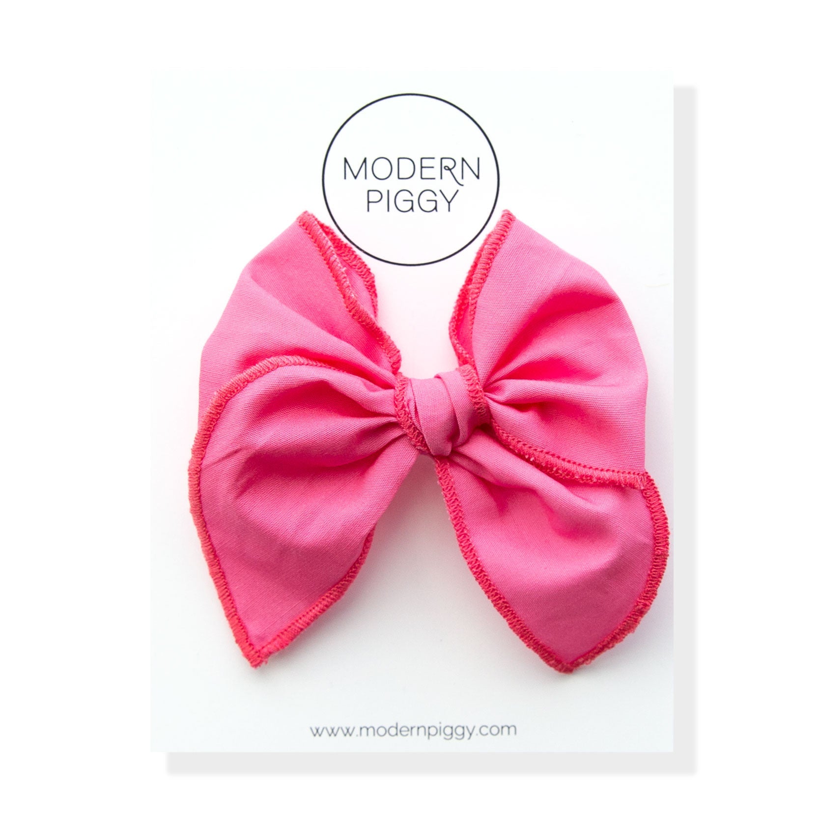 Flamingo | Petite Party Bow