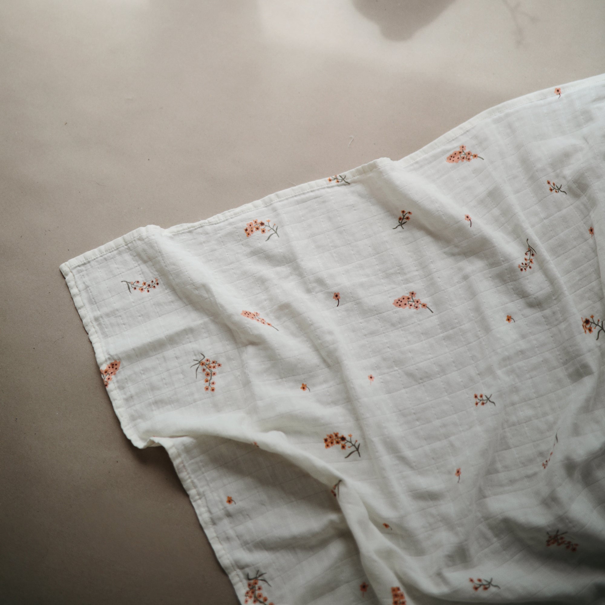 Organic Cotton Muslin Swaddle Blanket Swaddle Mushie   