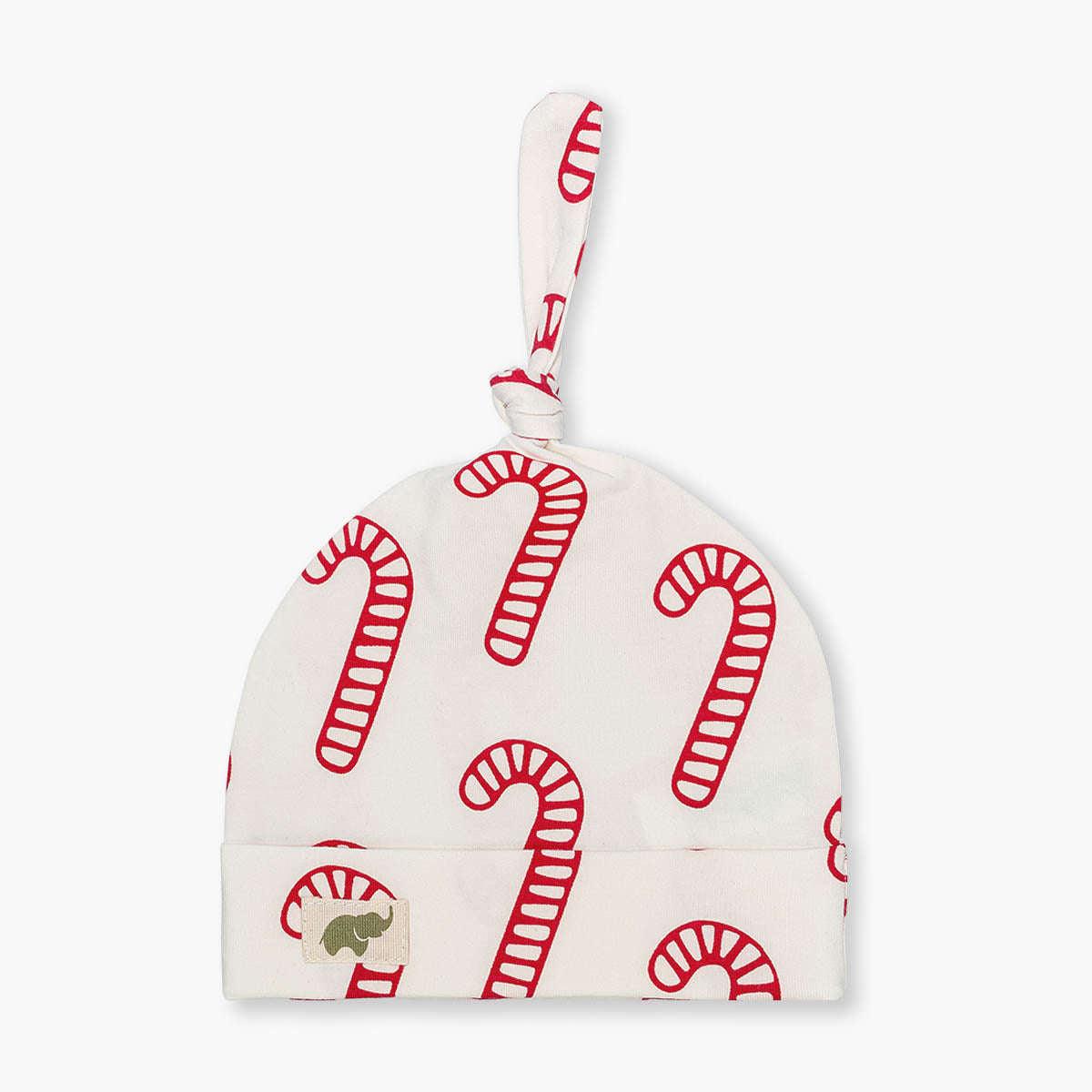 Top Knot Cap - Candy Cane