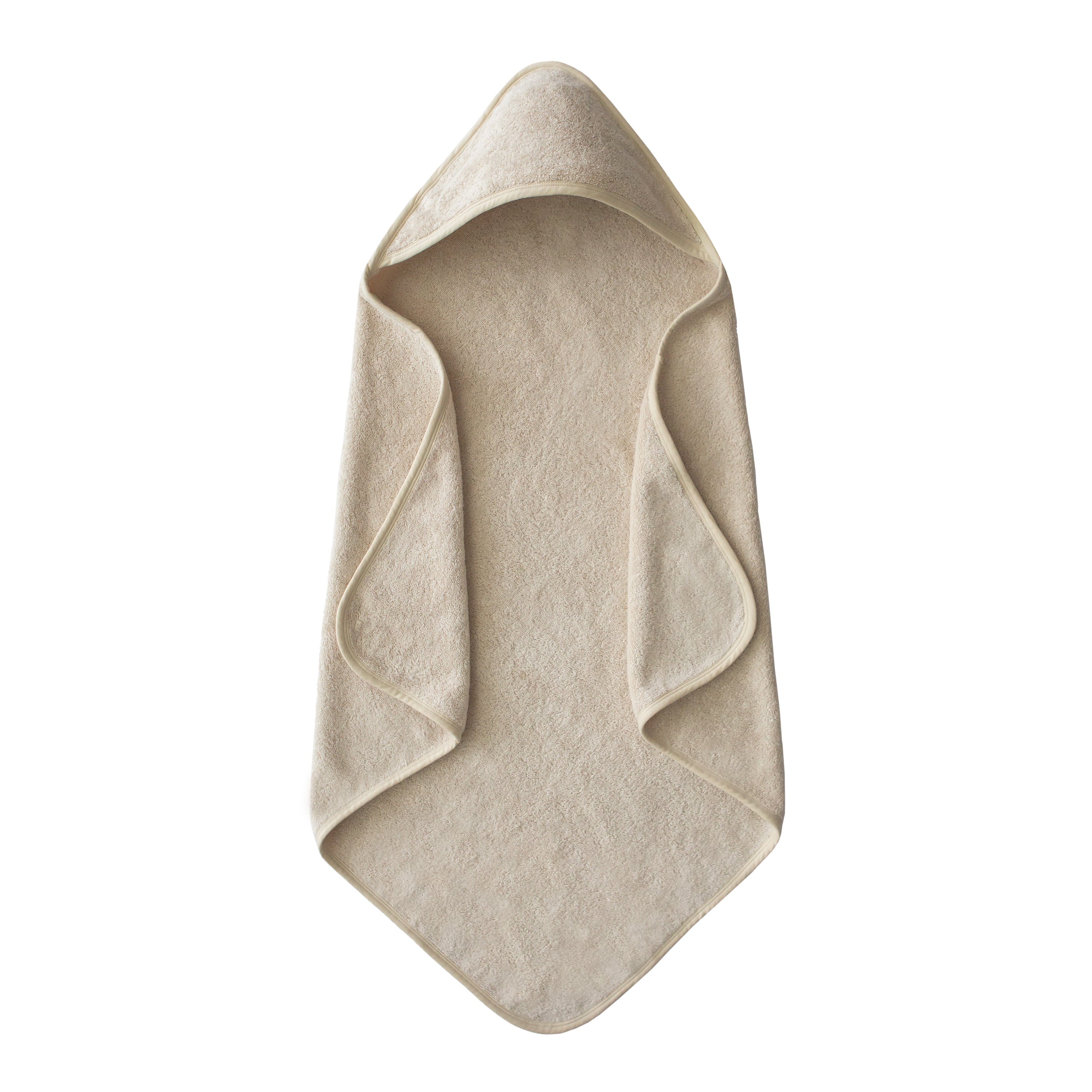 Organic Cotton Baby Hooded Towel Hooded Towel Mushie Fog  