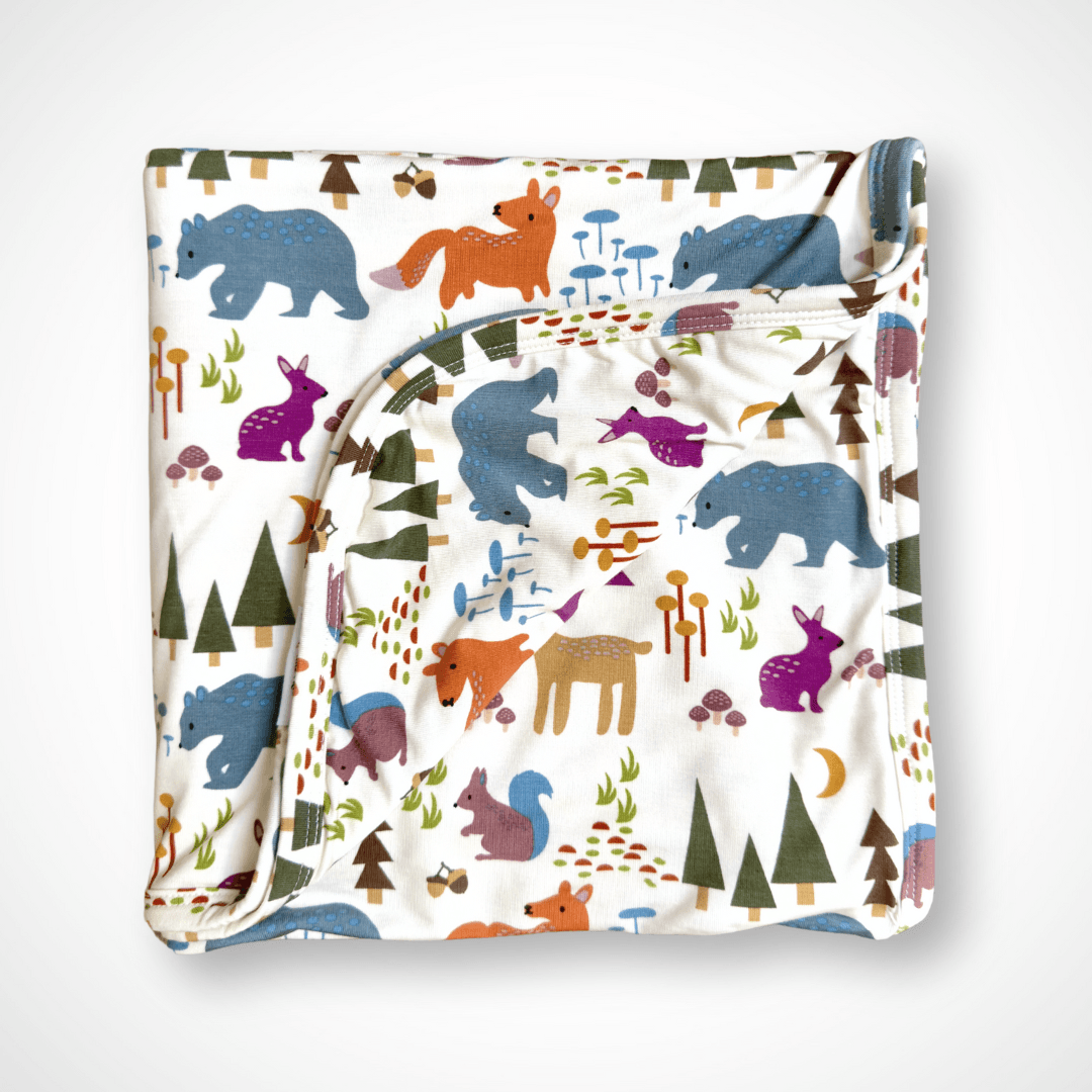 Forest Friends Blanket | Bamboo