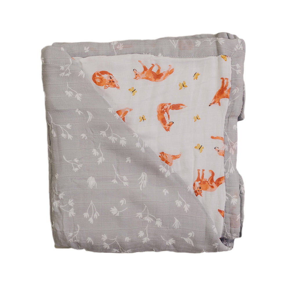 Fox Tales + Prairie Oh So Soft Snuggle Blanket Snuggle Blanket Bebe au Lait   