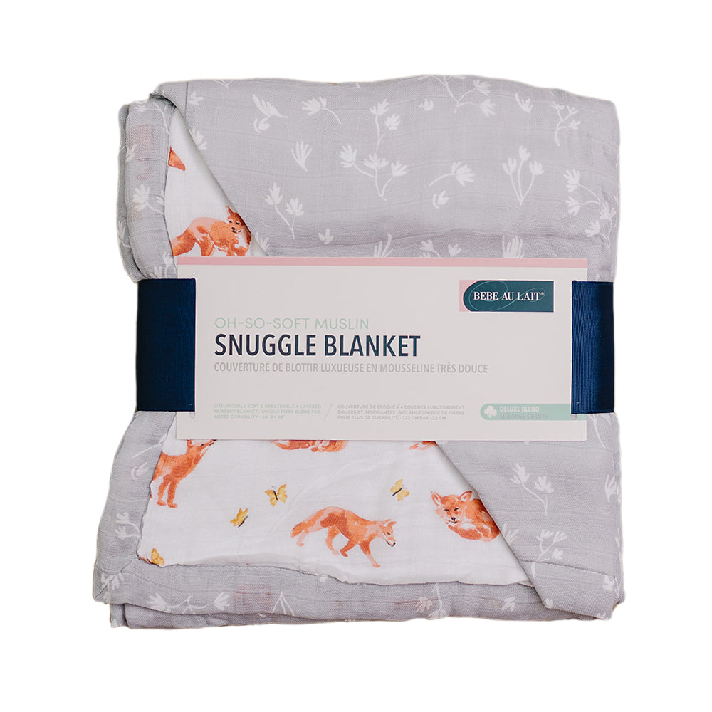 Fox Tales + Prairie Oh So Soft Snuggle Blanket Snuggle Blanket Bebe au Lait   