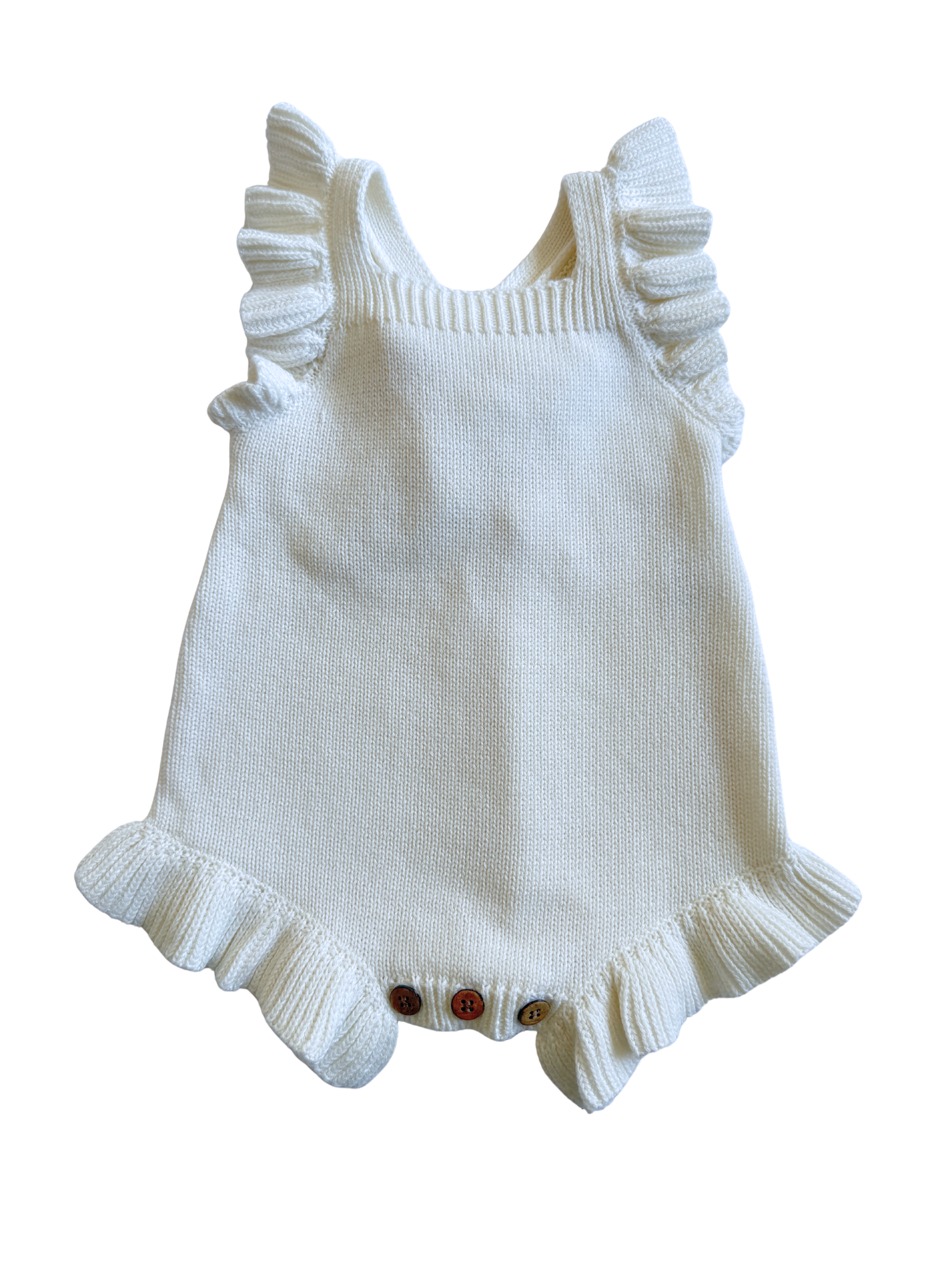 Frills Knit Romper