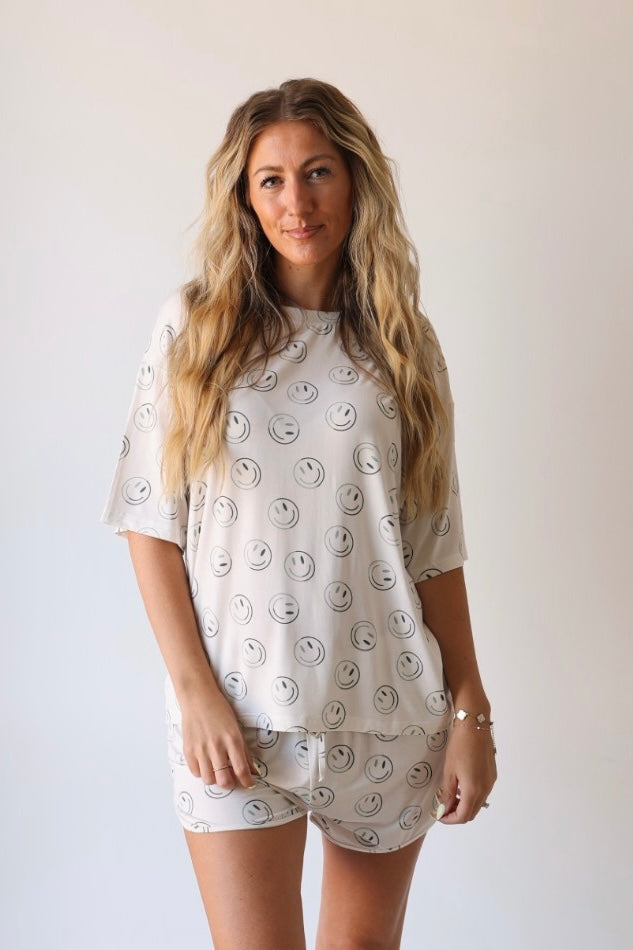 Women's Bamboo Short Set | Green Smiles