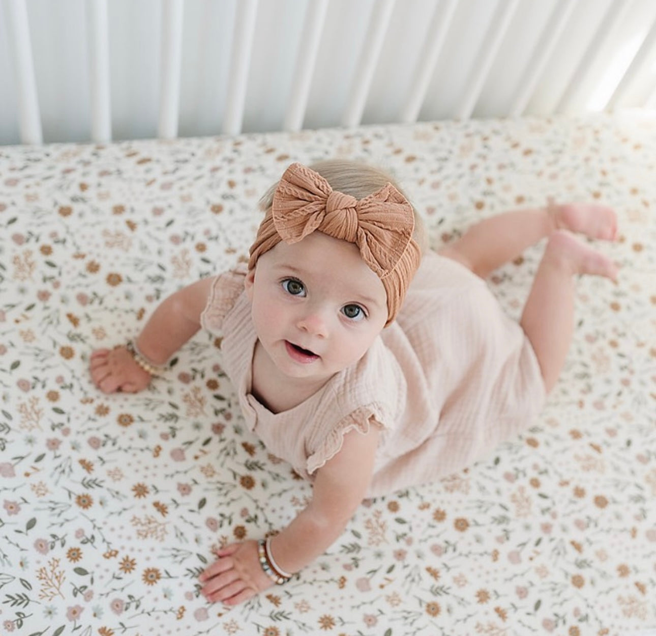 Burnt Orange Cable Knit Headband