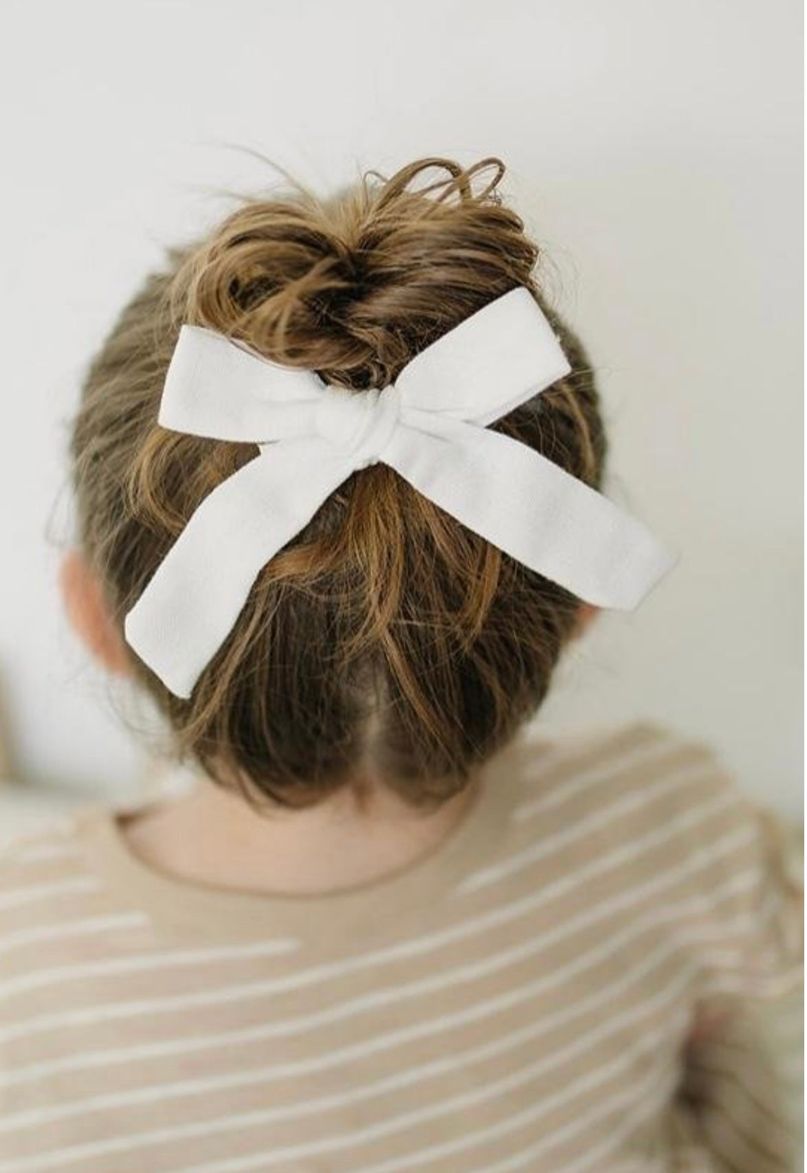White School Bow