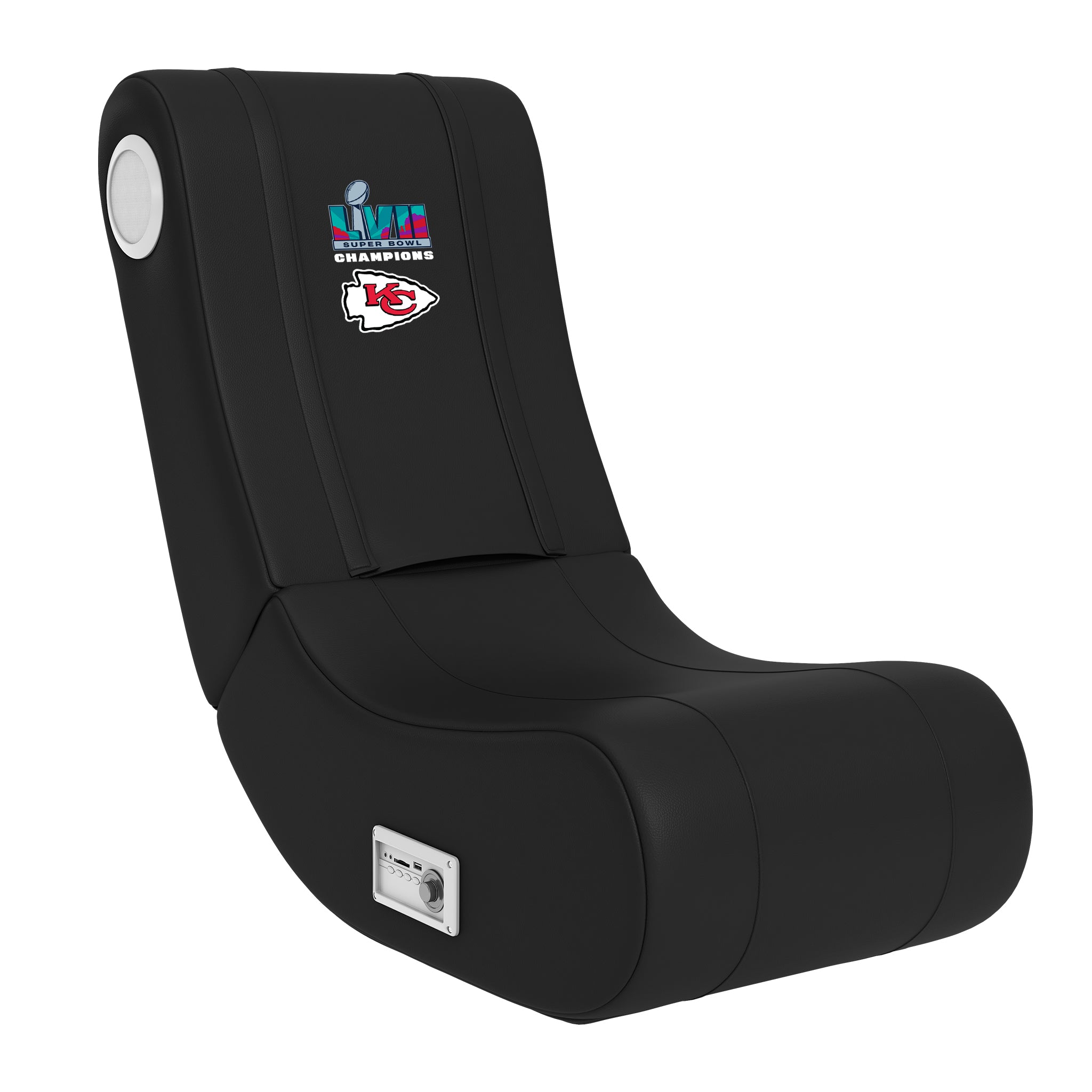 Kansas City Chiefs Super Bowl LVII Champions Logo Game Rocker 100