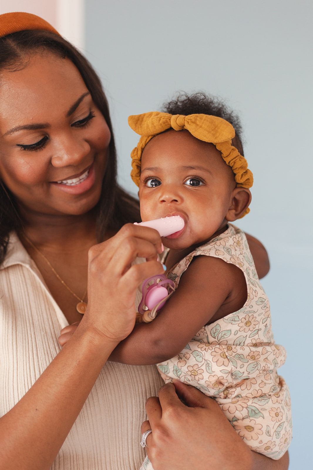 Finger Toothbrushes // Pinks
