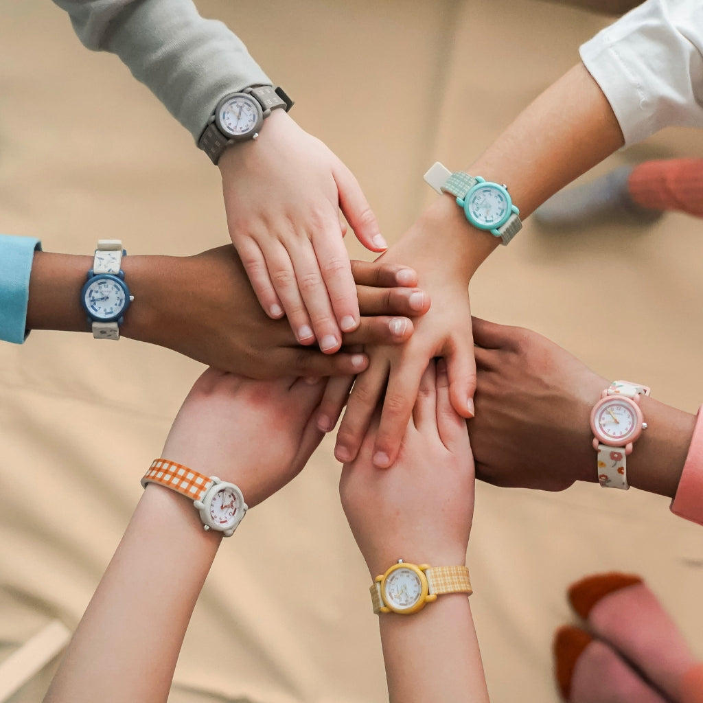 Classic Watches | Silicone + Stainless Steel | Sunset Meadow