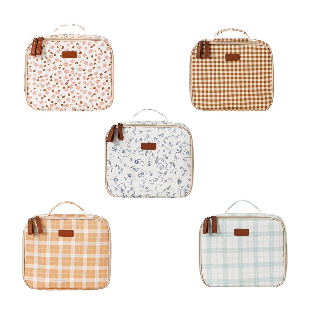 Insulated Lunch Bag | Fern Plaid