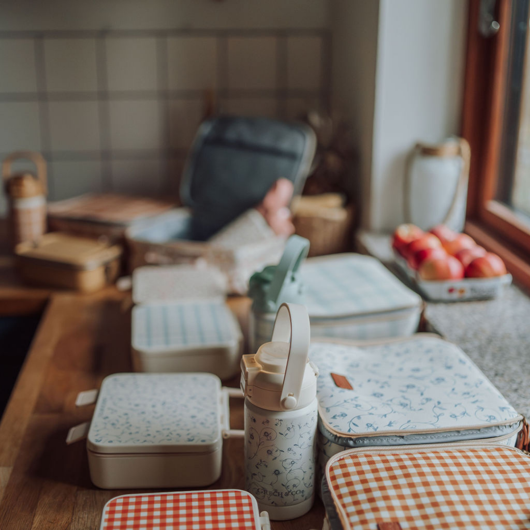 3 Compartment Leakproof Lunchbox | Sunset Meadow