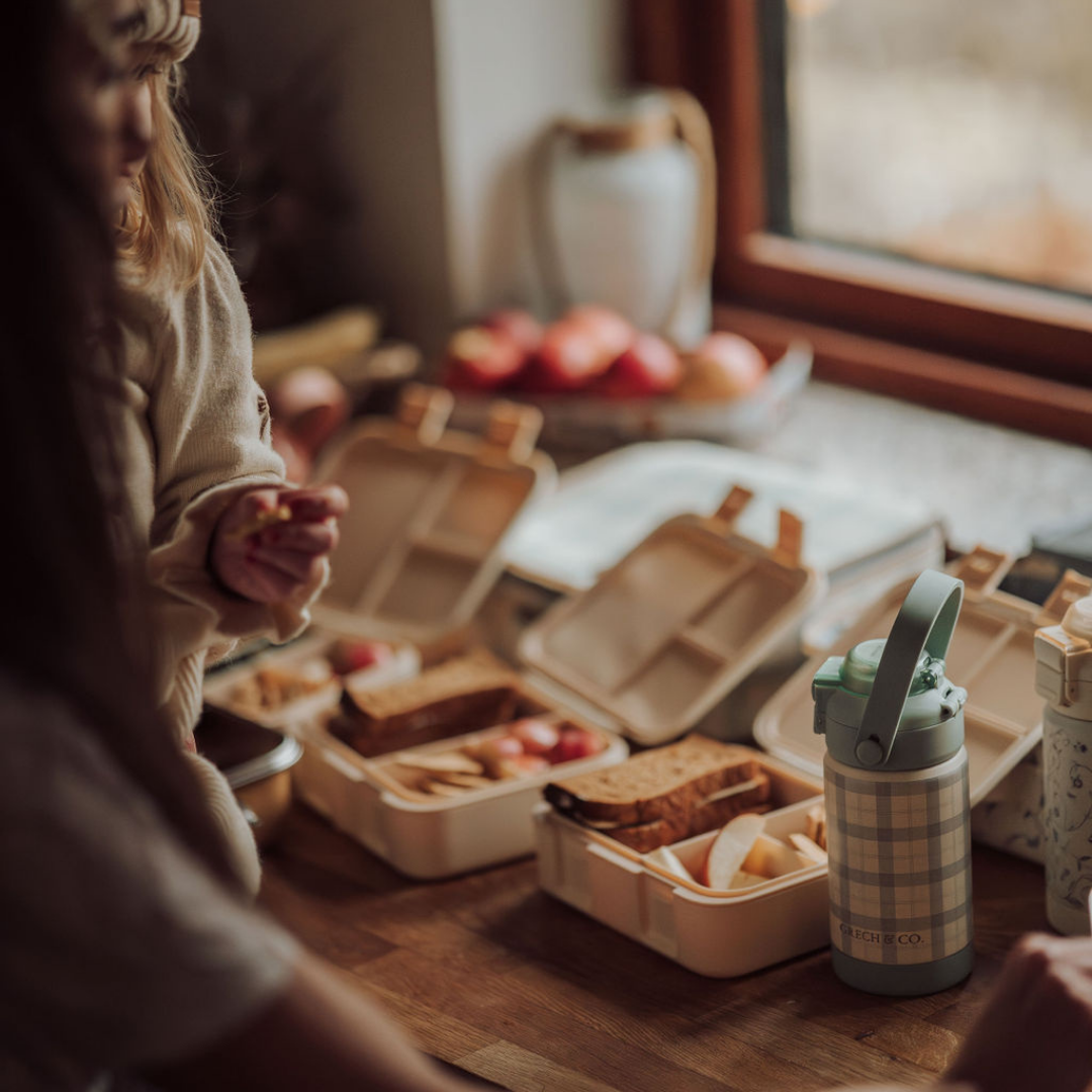 3 Compartment Leakproof Lunchbox | Sunset Meadow