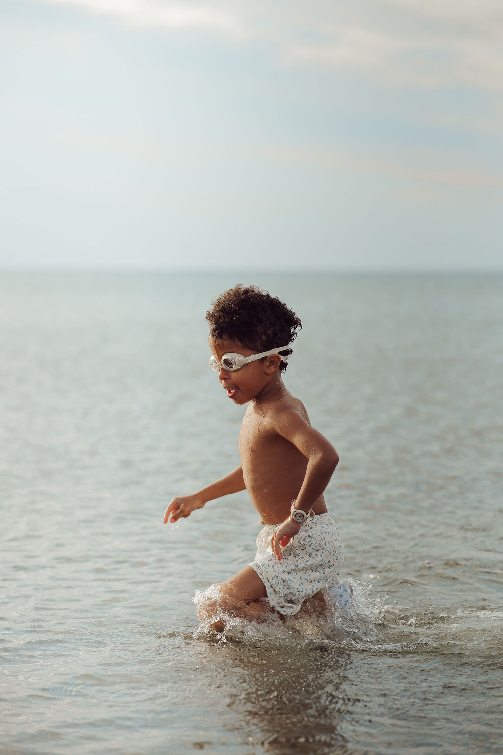 Anti UV + Fog Swim Goggles | Sunset
