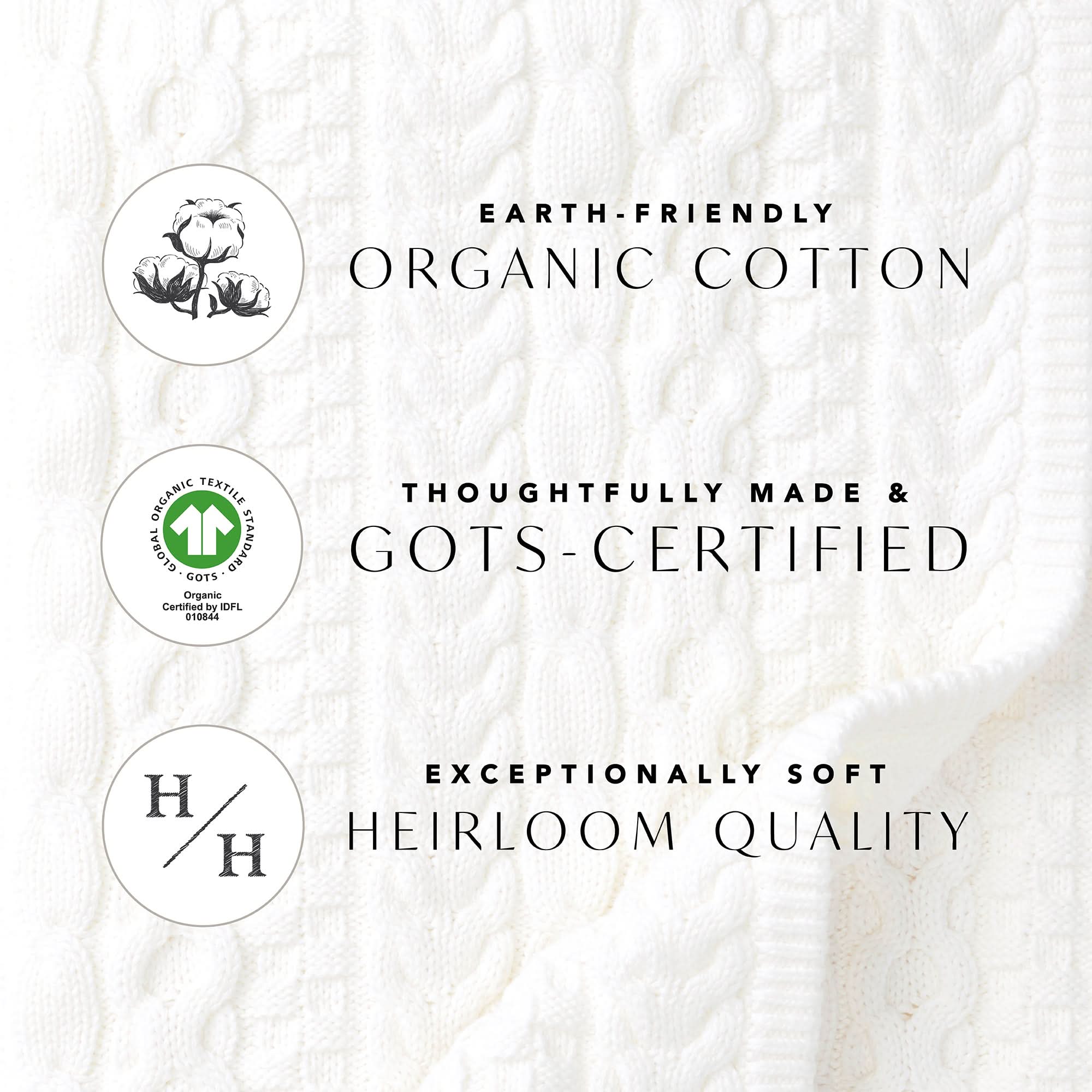 Organic Cable 3-Piece Boxed Gift Set