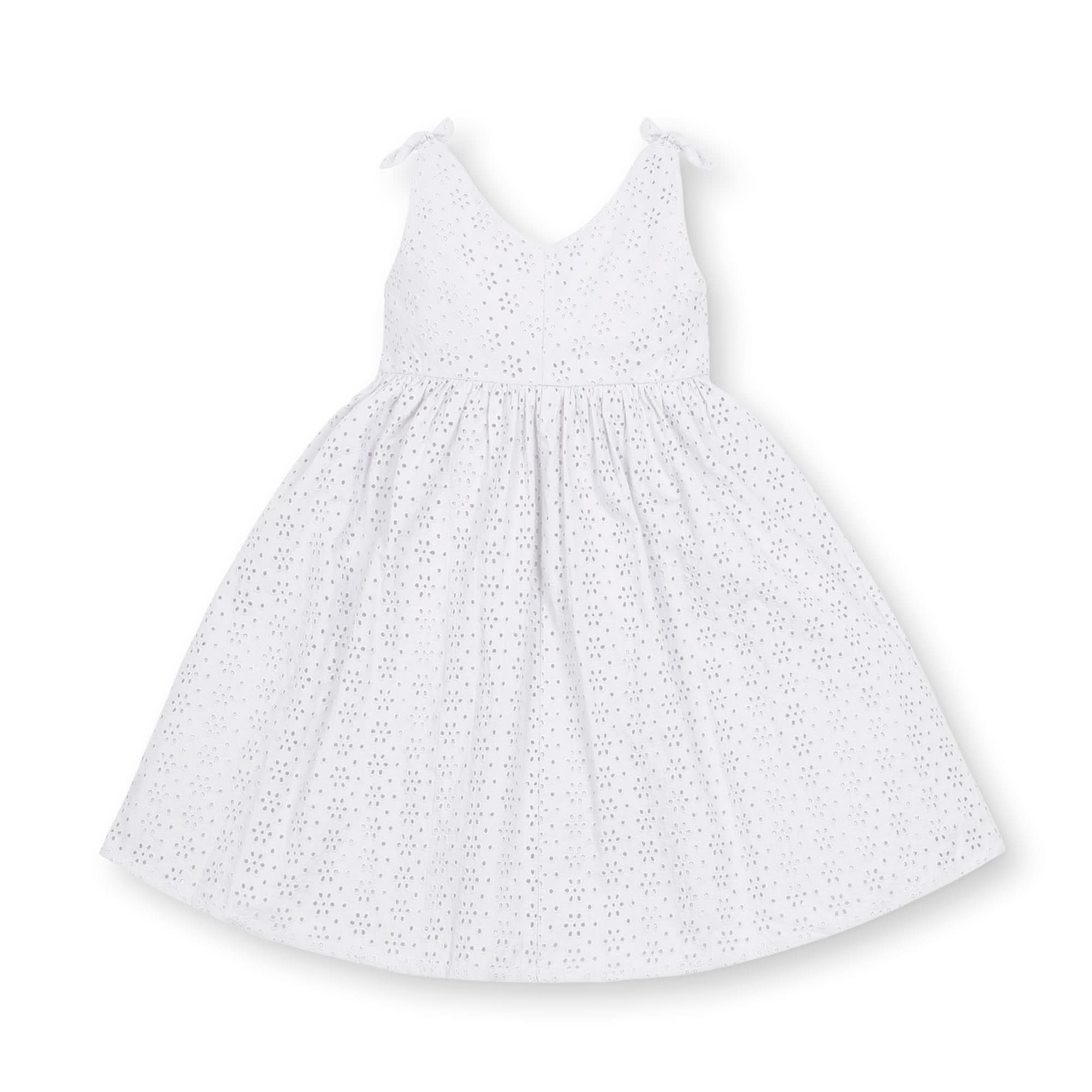 Bow Shoulder Organic Swing Dress