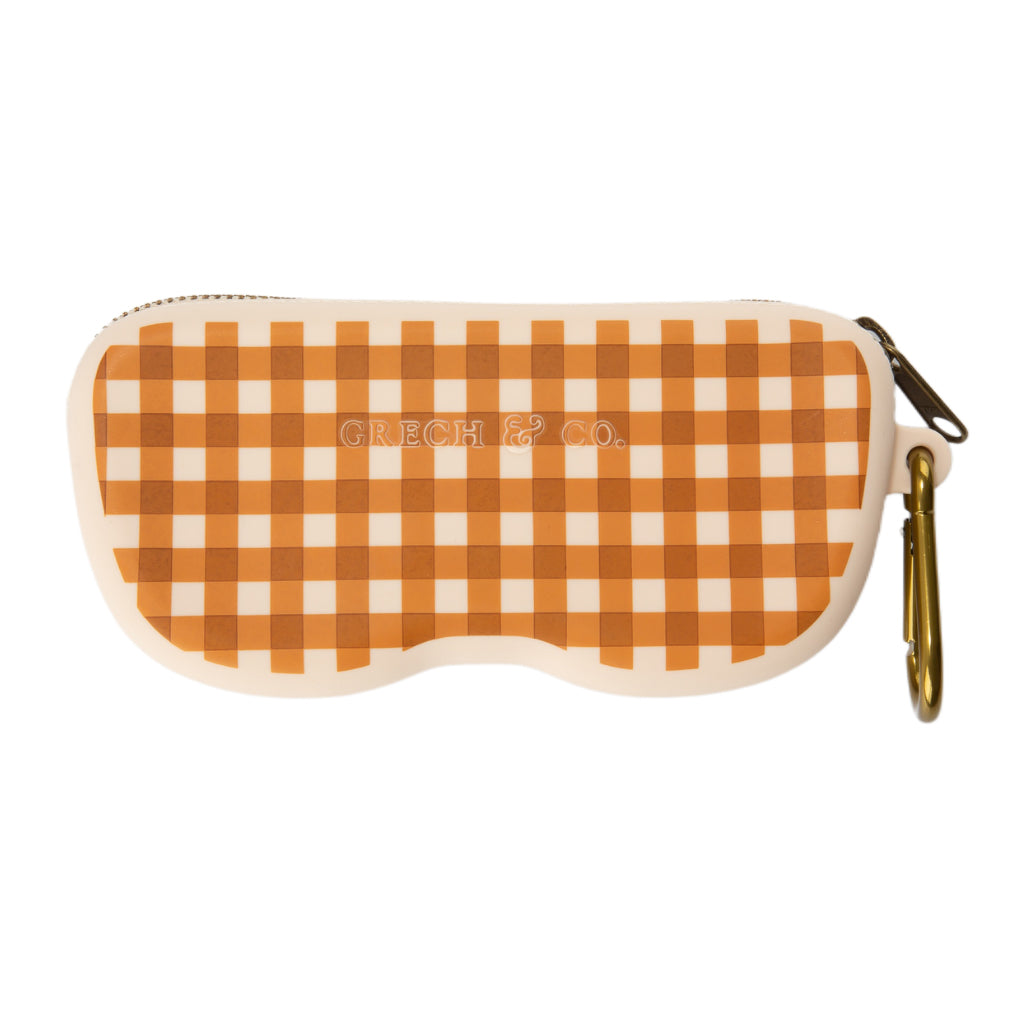 Zip + Go Case | Soft Silicone | Sienna Gingham