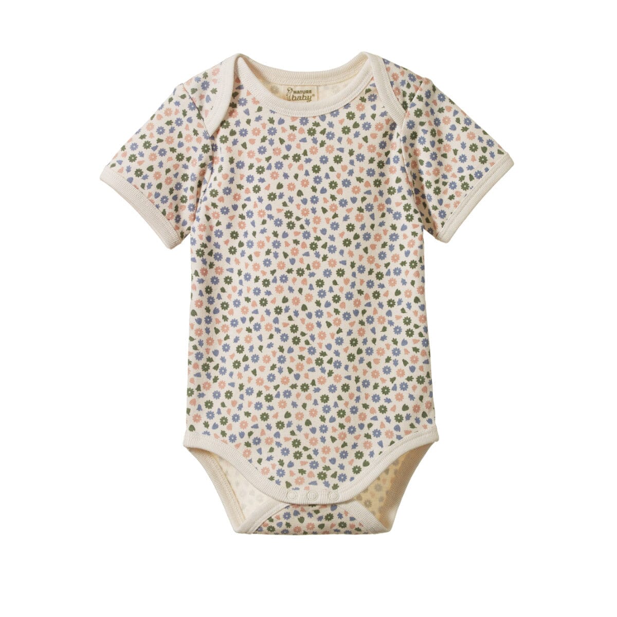 Short Sleeve Bodysuit - Chamomile Blooms Print