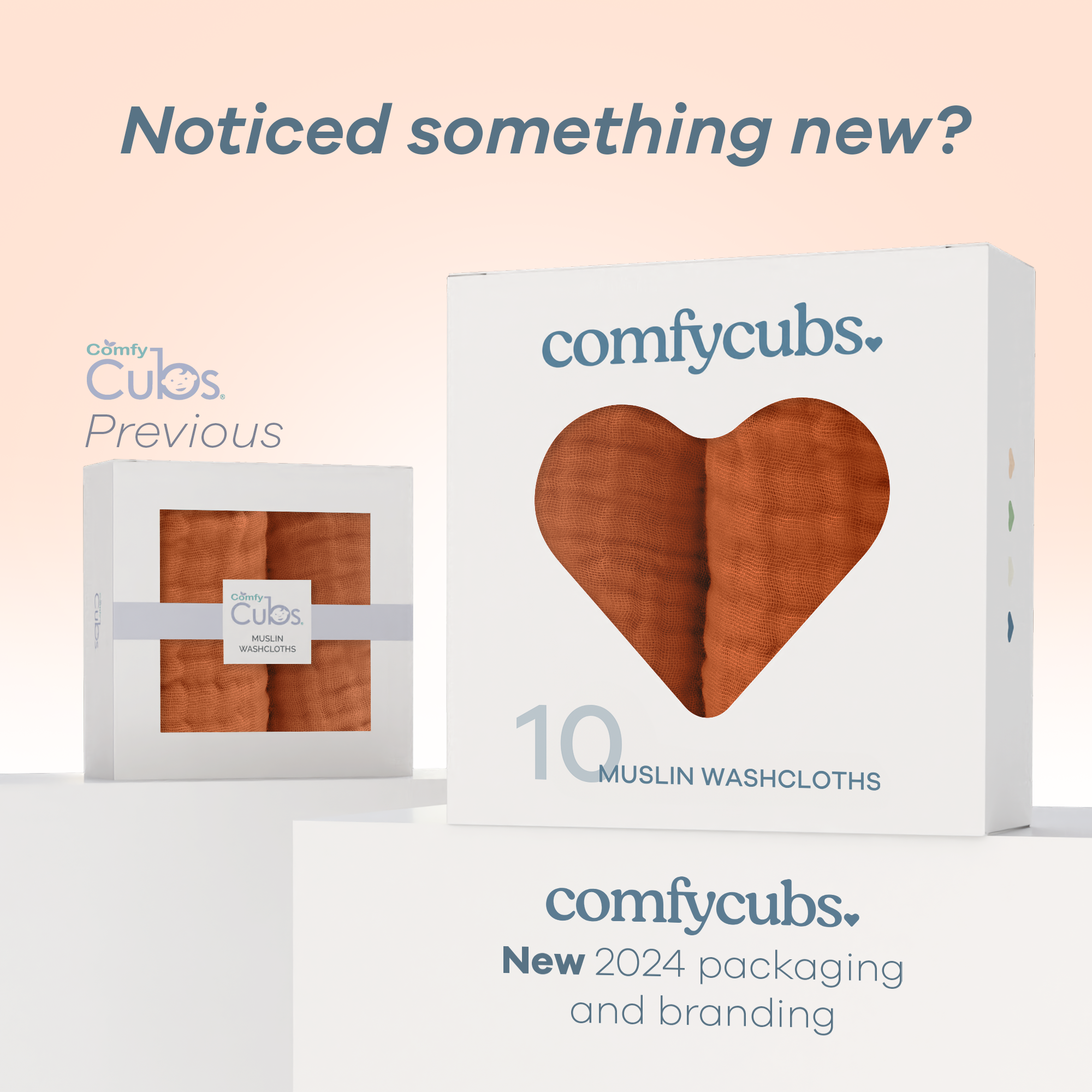 Muslin Washcloths by Comfy Cubs - Garnet