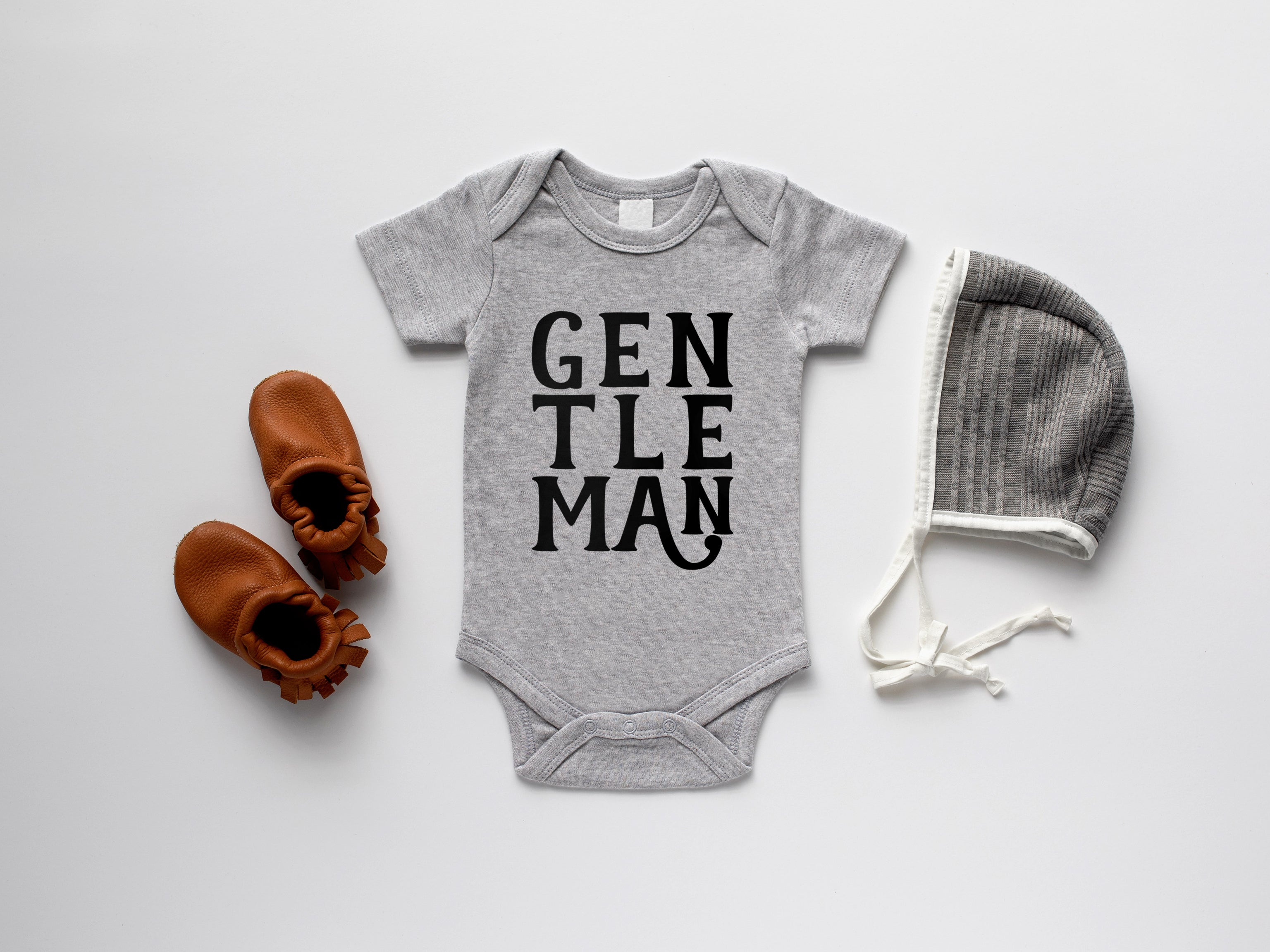 Gentleman Organic Baby Bodysuit