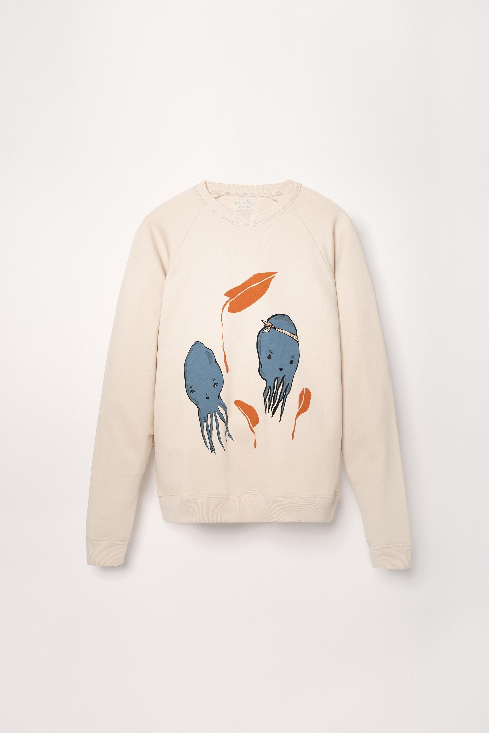 Adult Organic Pima Cotton Sweatshirt - Squid
