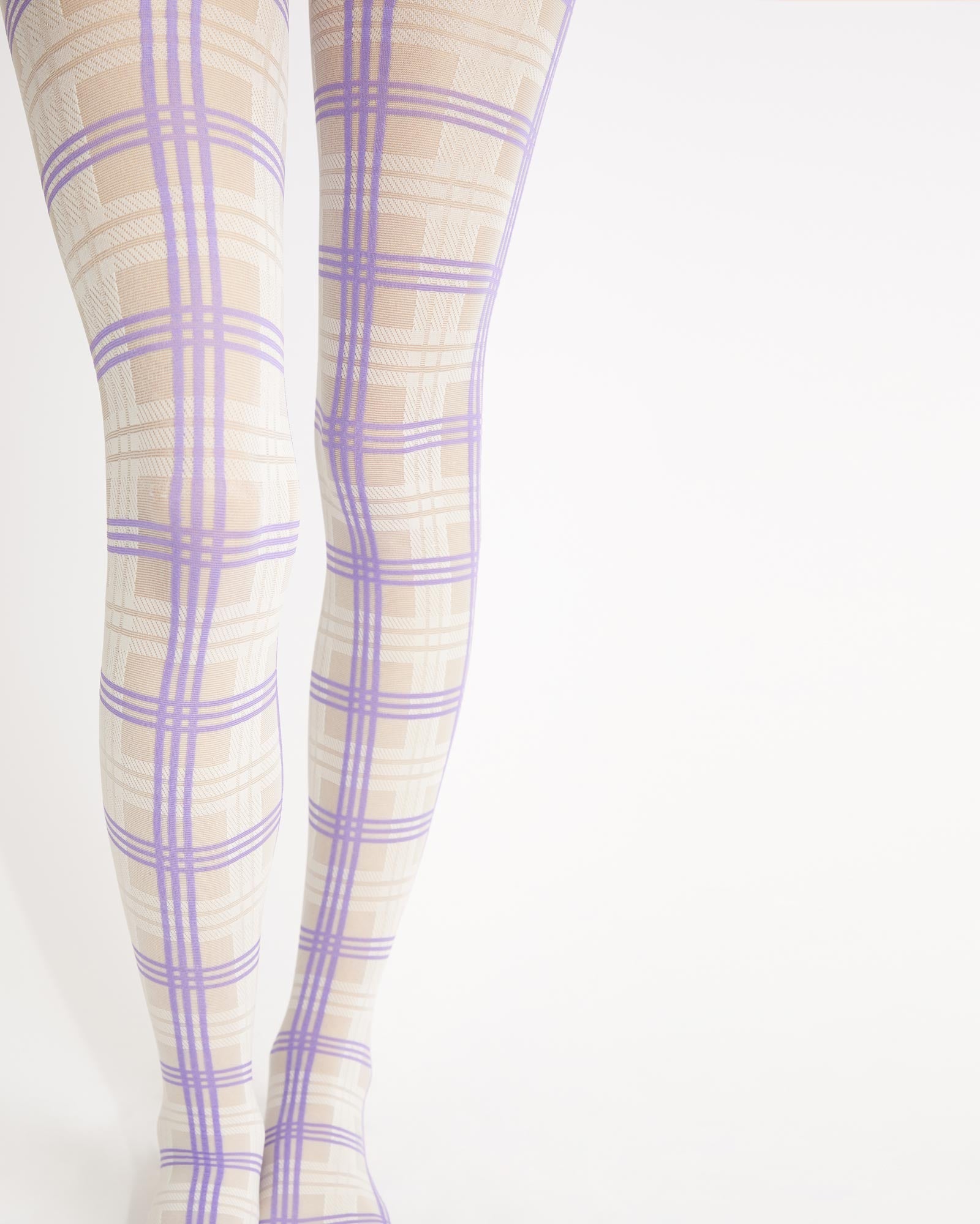 Rodebjer Colab Check Tights - Peral