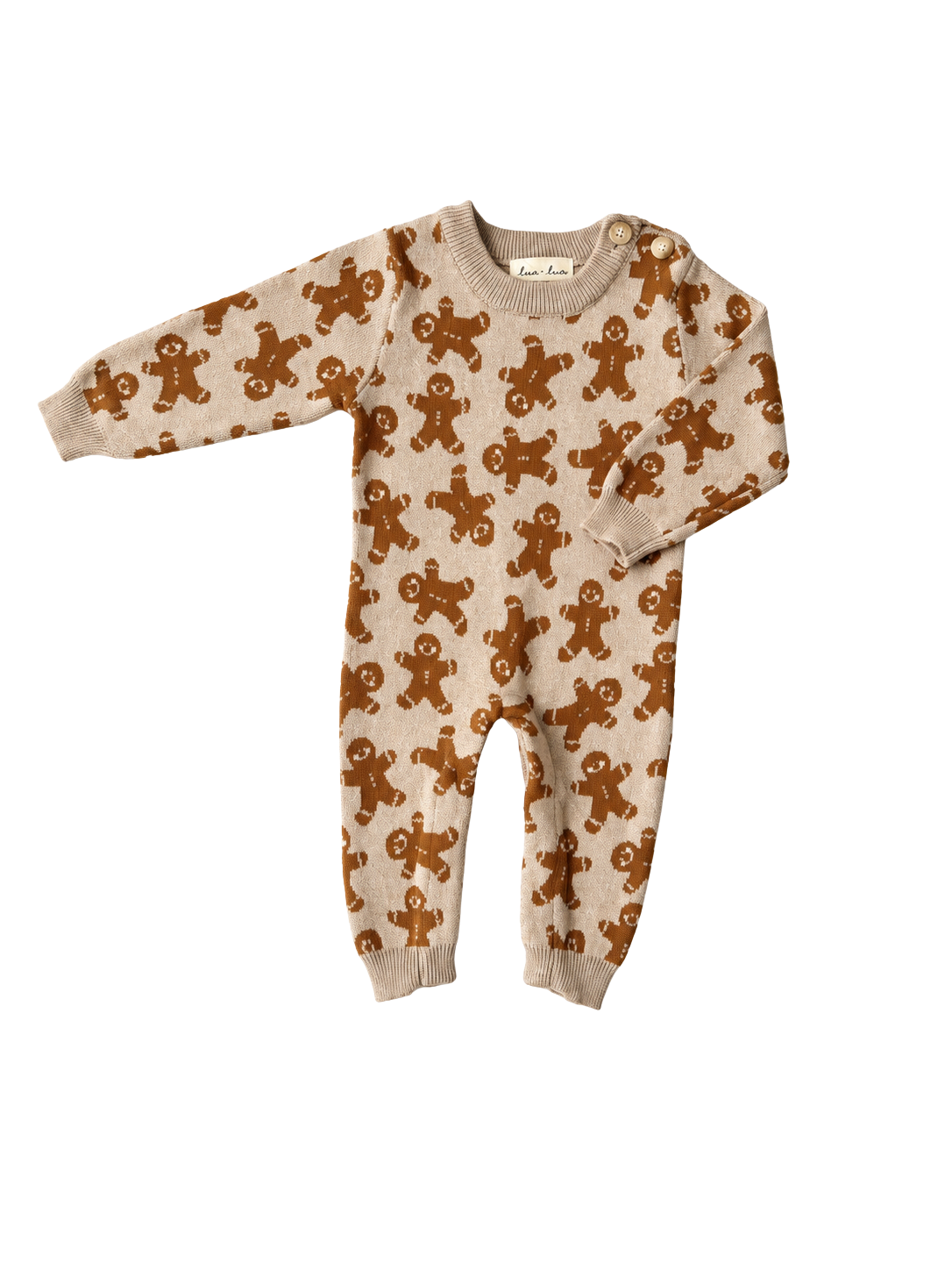 Luna + Luca Gingerbread Jumpsuit