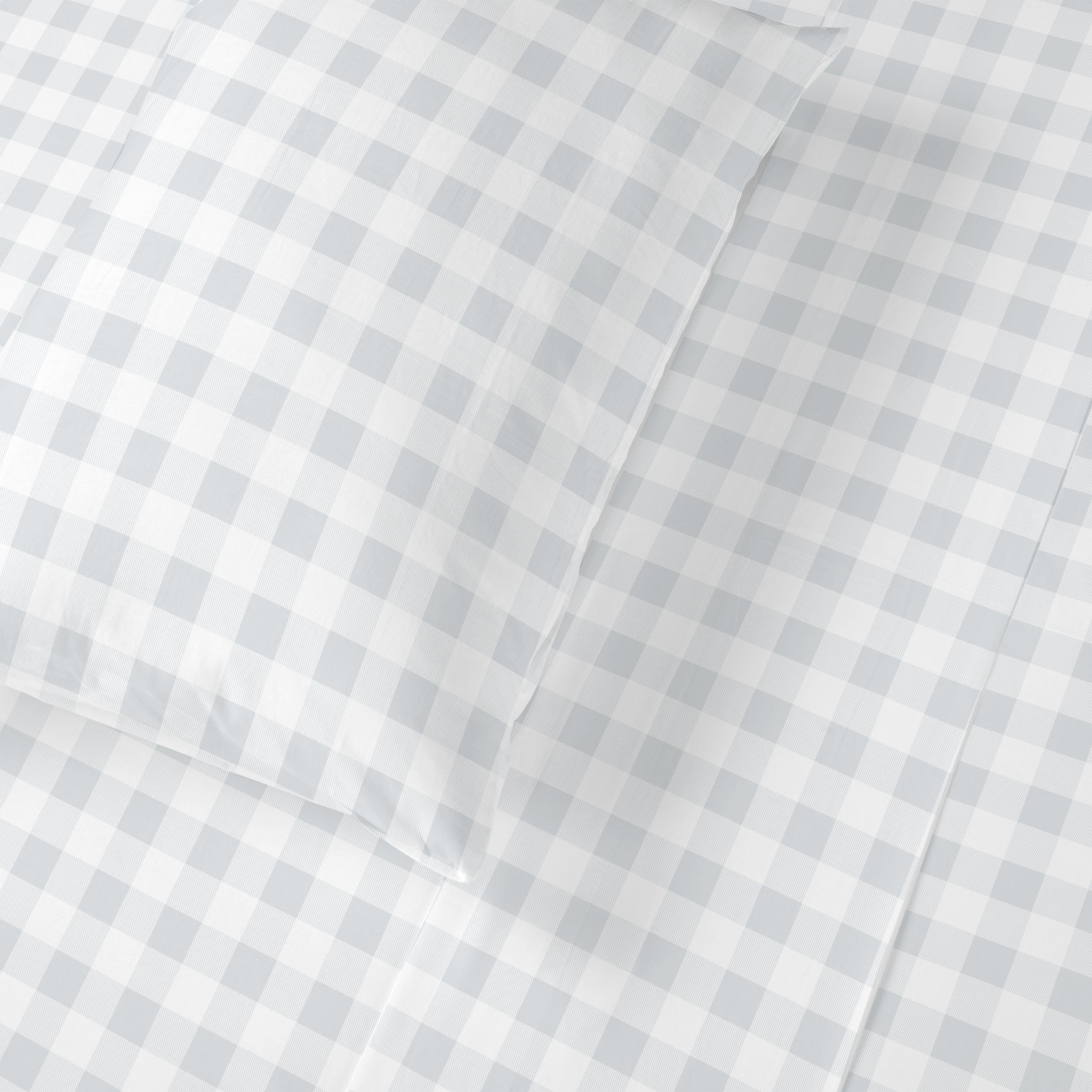 Organic Cotton Sheet Set - Gingham Sheet Set Makemake Organics   