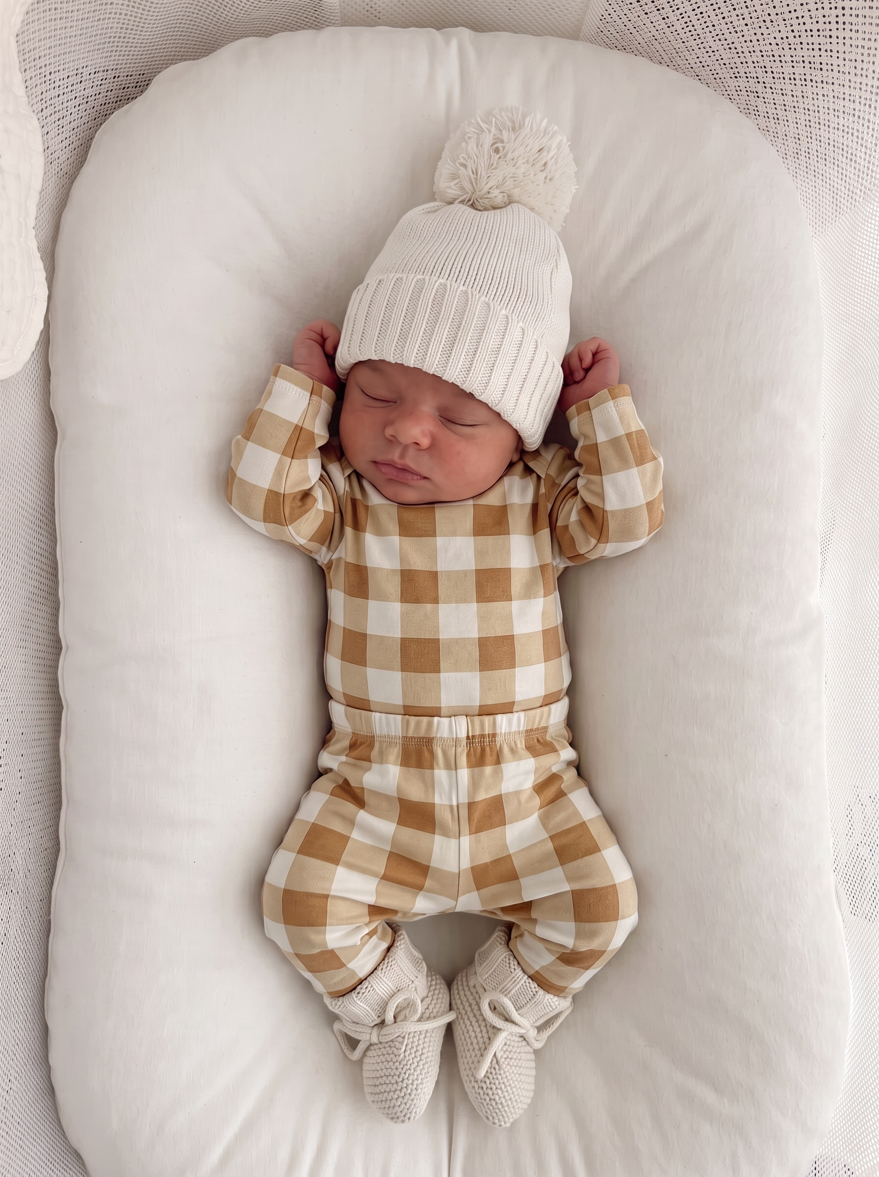 Western Gingham Bodysuit + Pant Set