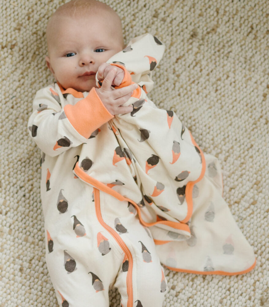 GOTS Certified Organic Cotton Blanket - Gnome