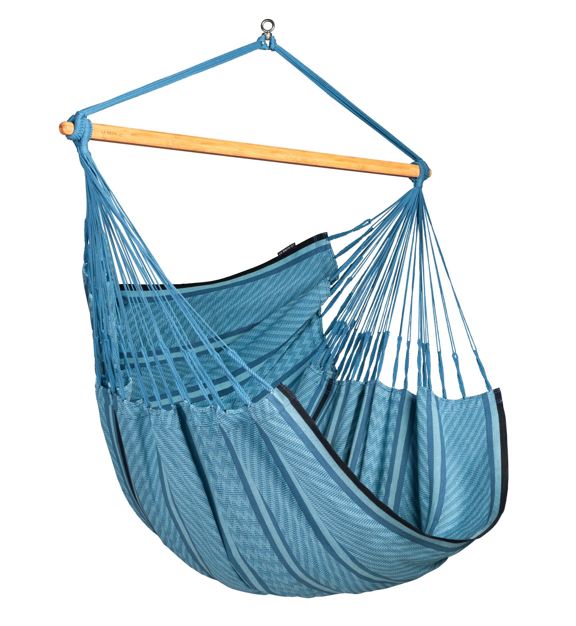 Habana Blue Zebra - Organic Cotton Kingsize Hammock Chair