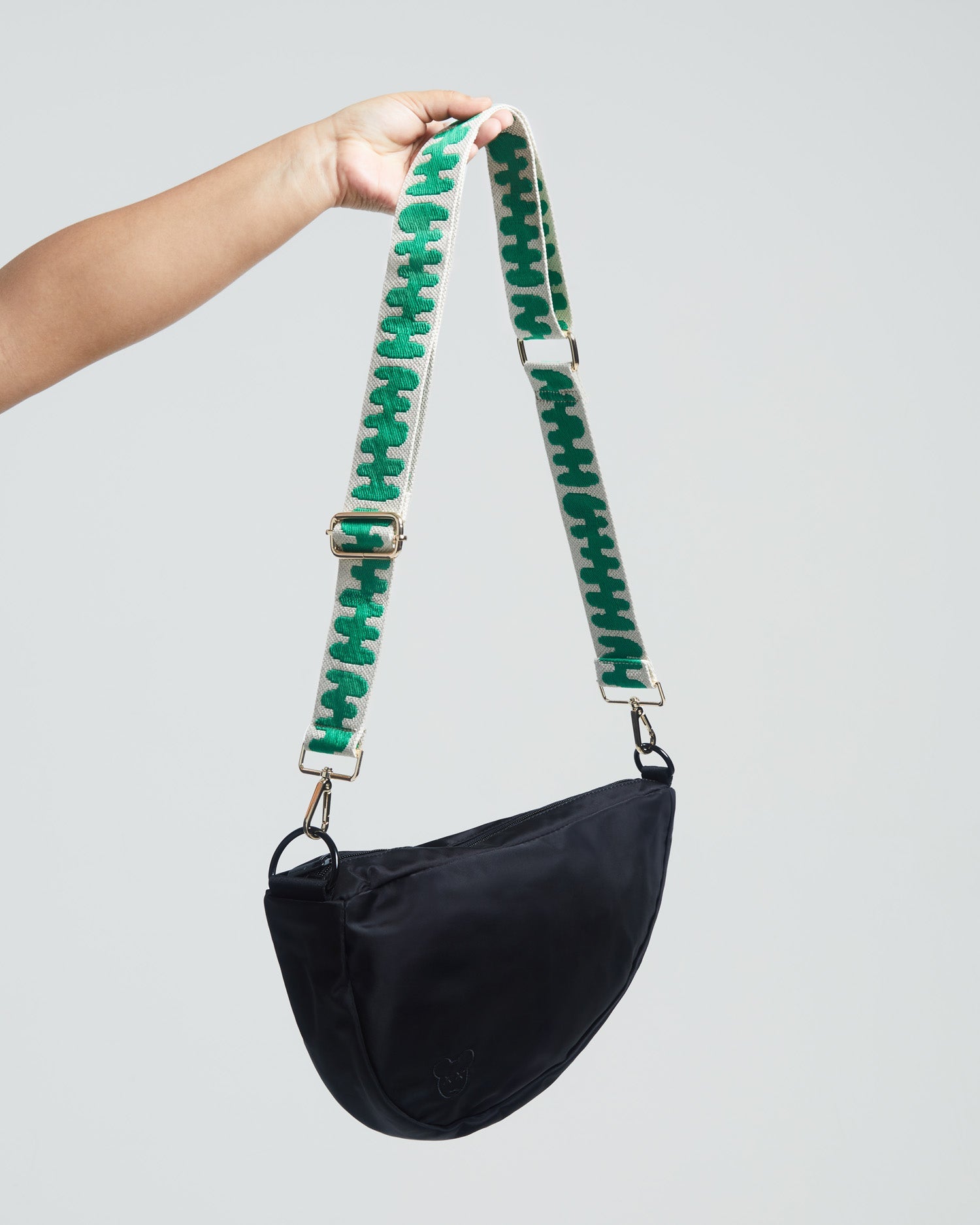 BLACK CROSSBODY BAG