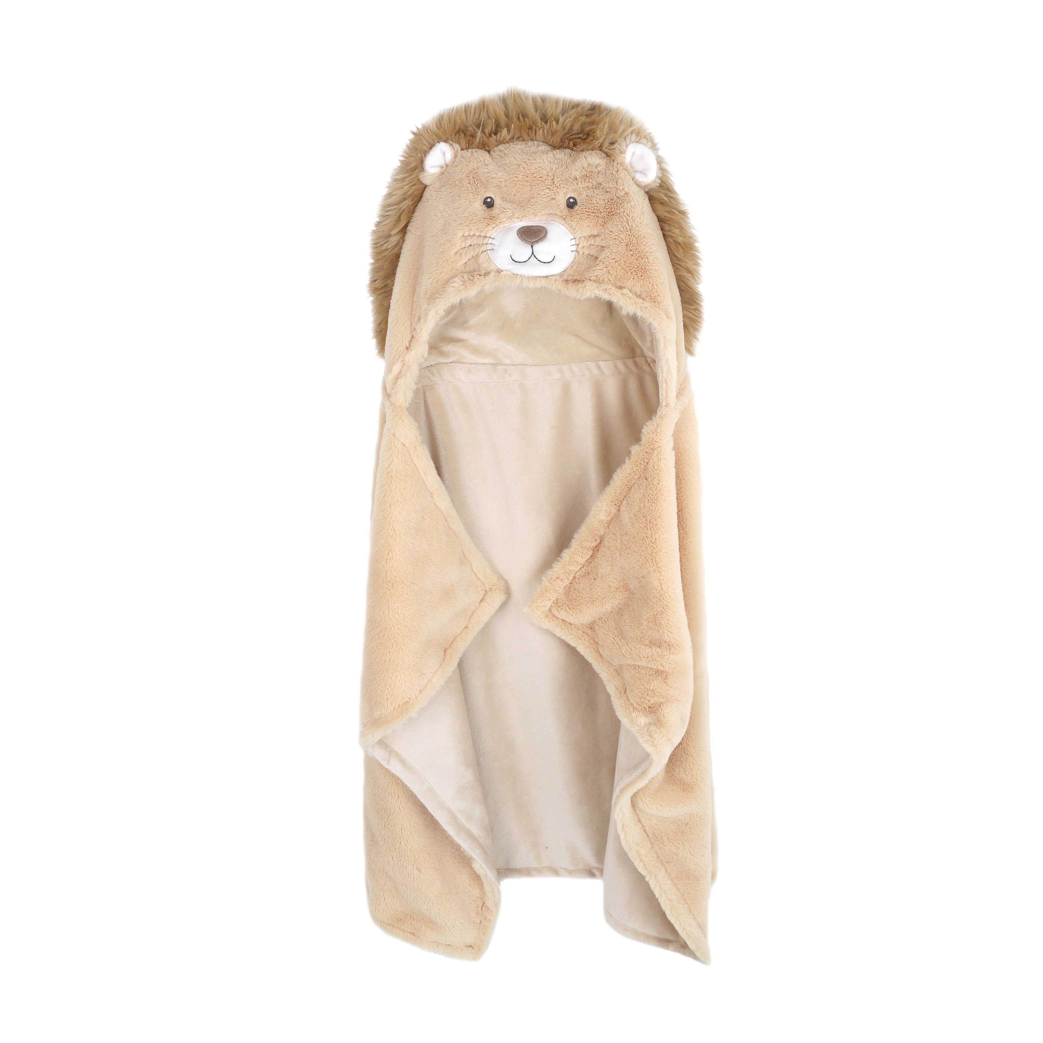 GOLDIE LION HOODED BLANKET Hooded Bath Wraps MON AMI   