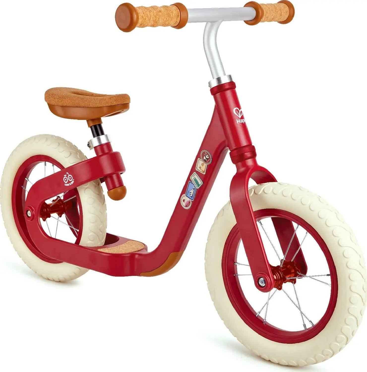 Hape Learn to Ride Balance Bike, Red