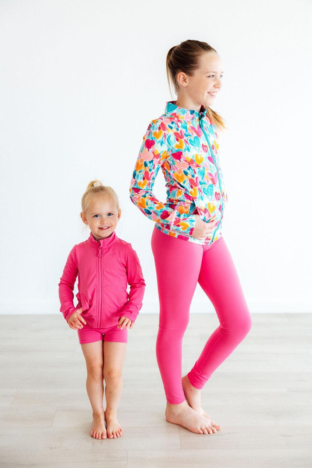Heart Hustle Full-Zip Ruffle Active Jacket