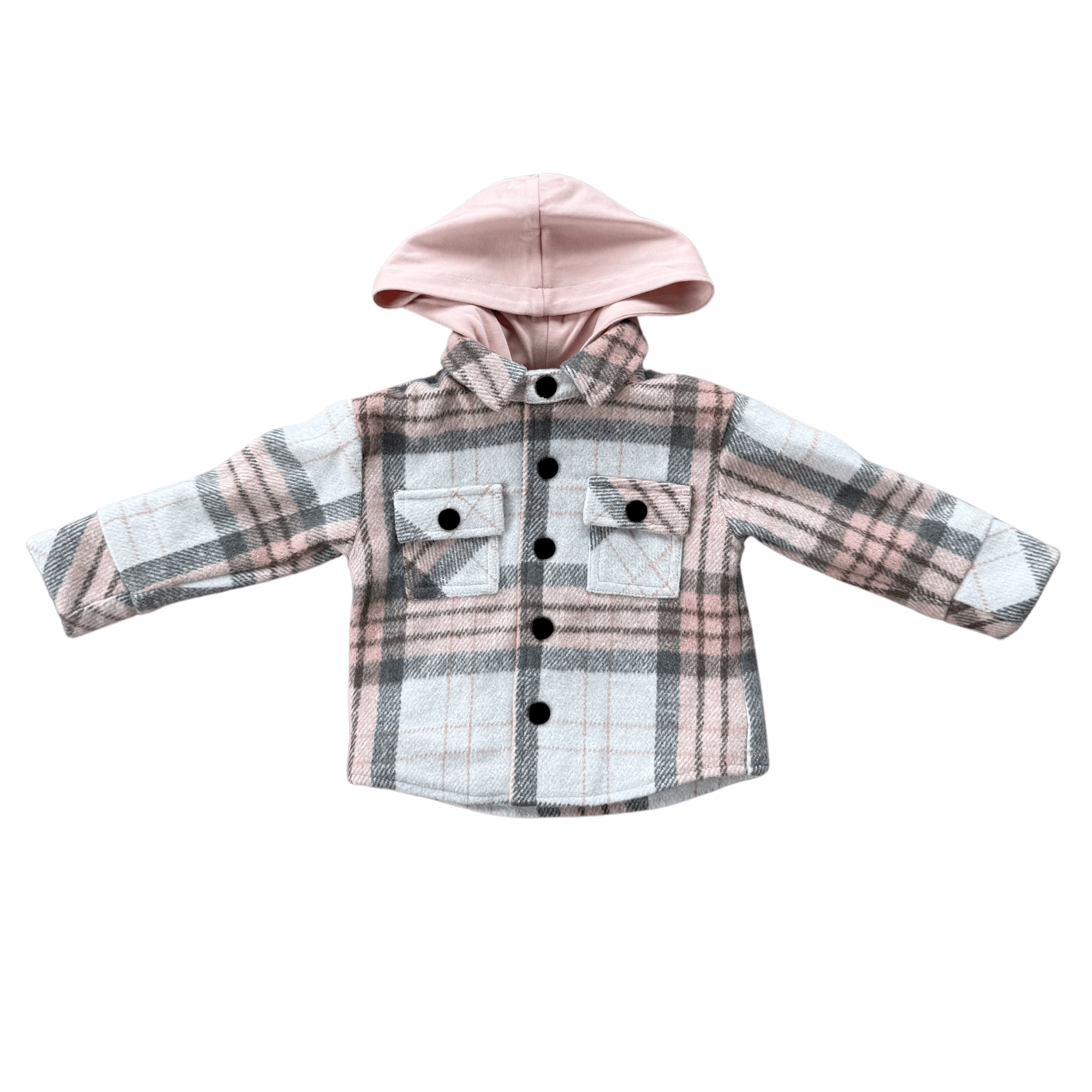 Girl's Hooded Shacket