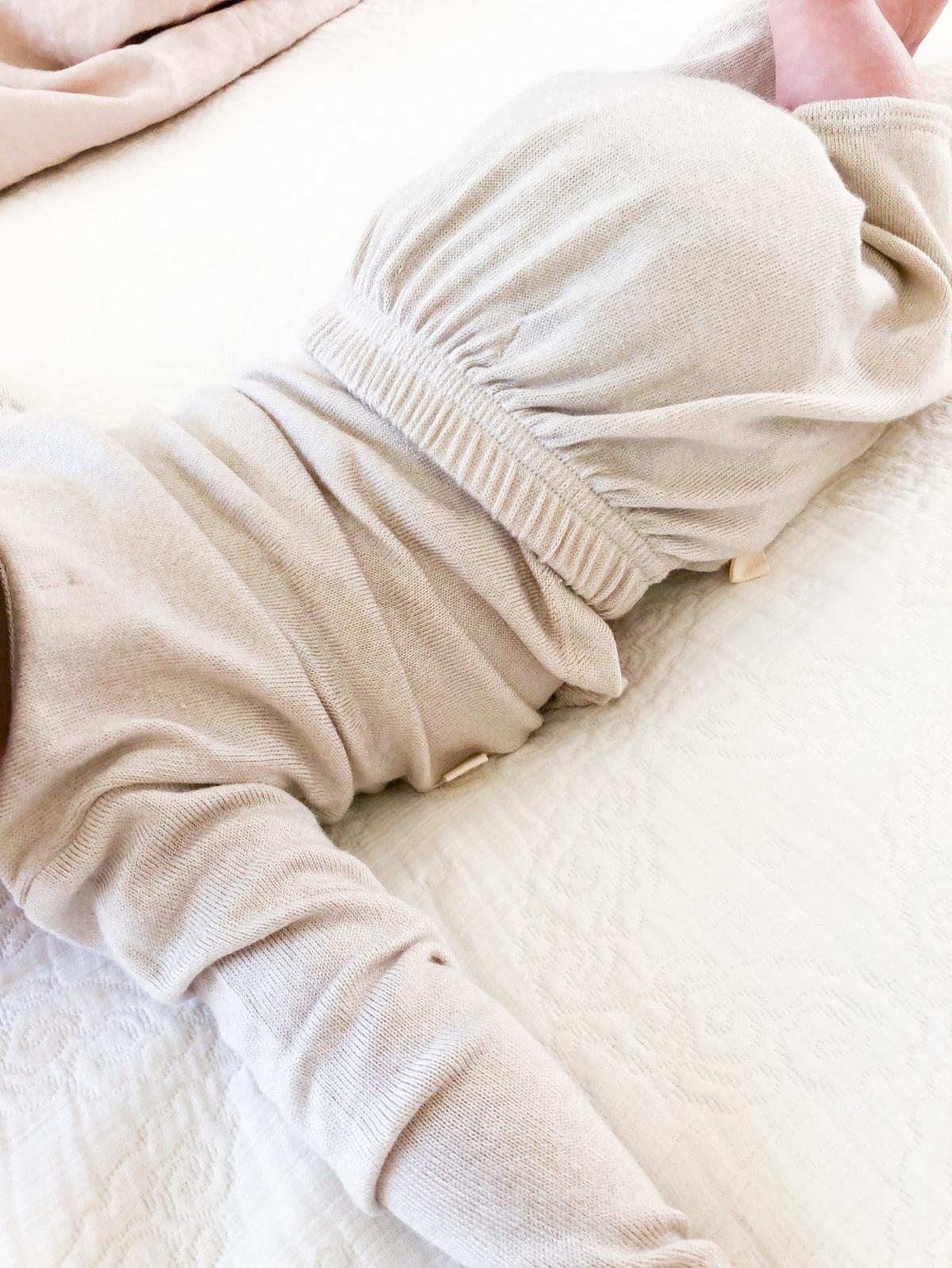 Baby Long Sleeve Cozy Tee - Oatmeal